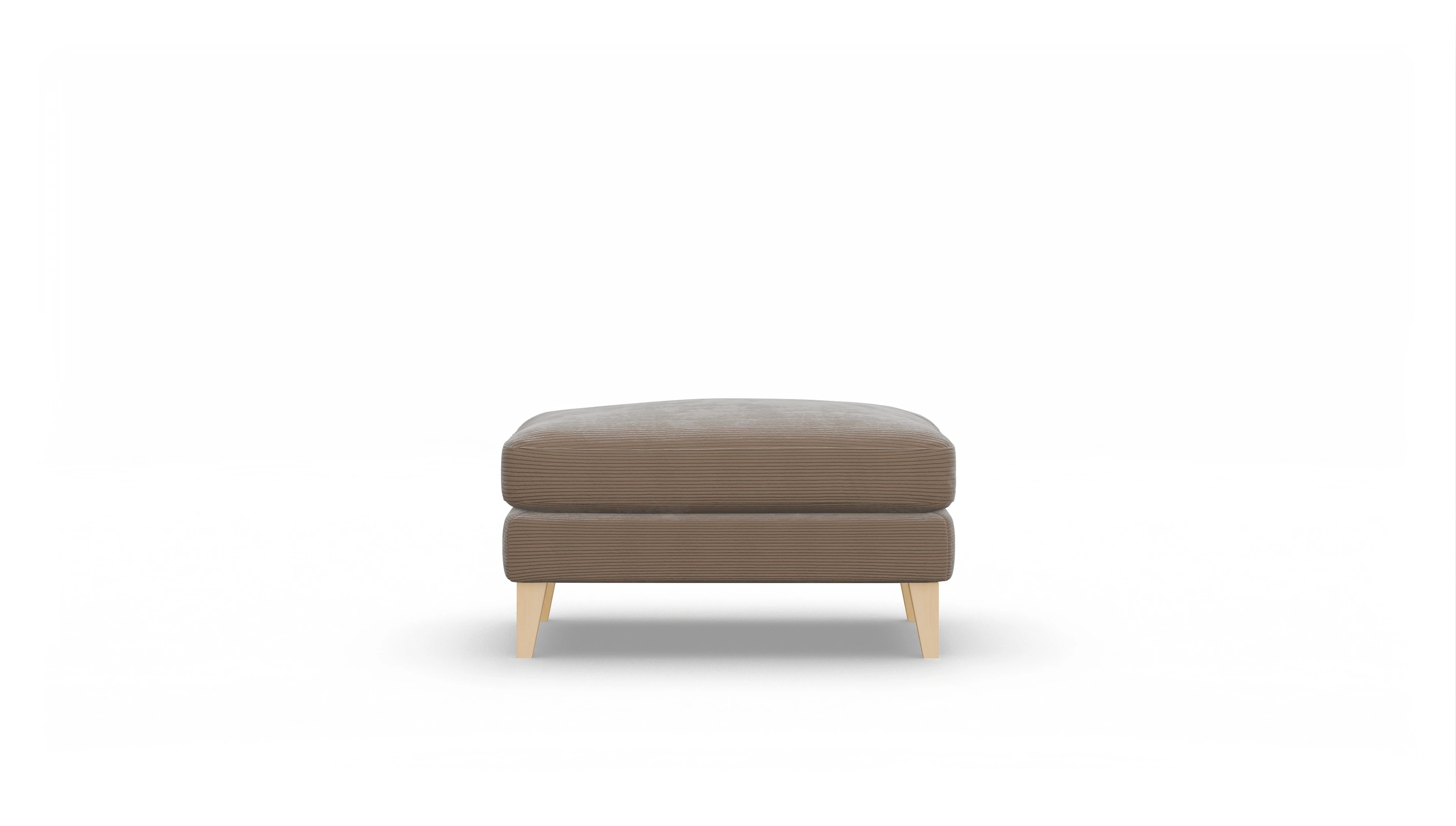 Stoffhocker groß