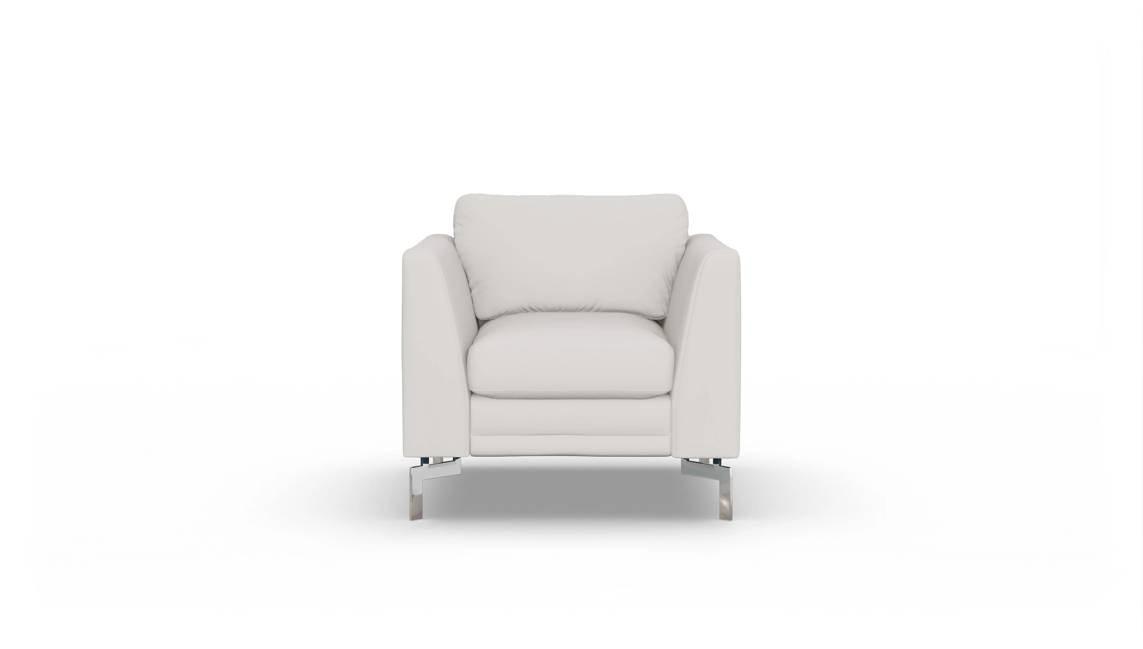 Lexington Ledersessel Ansicht des Produktes Lexington Sessel in Leder weiß