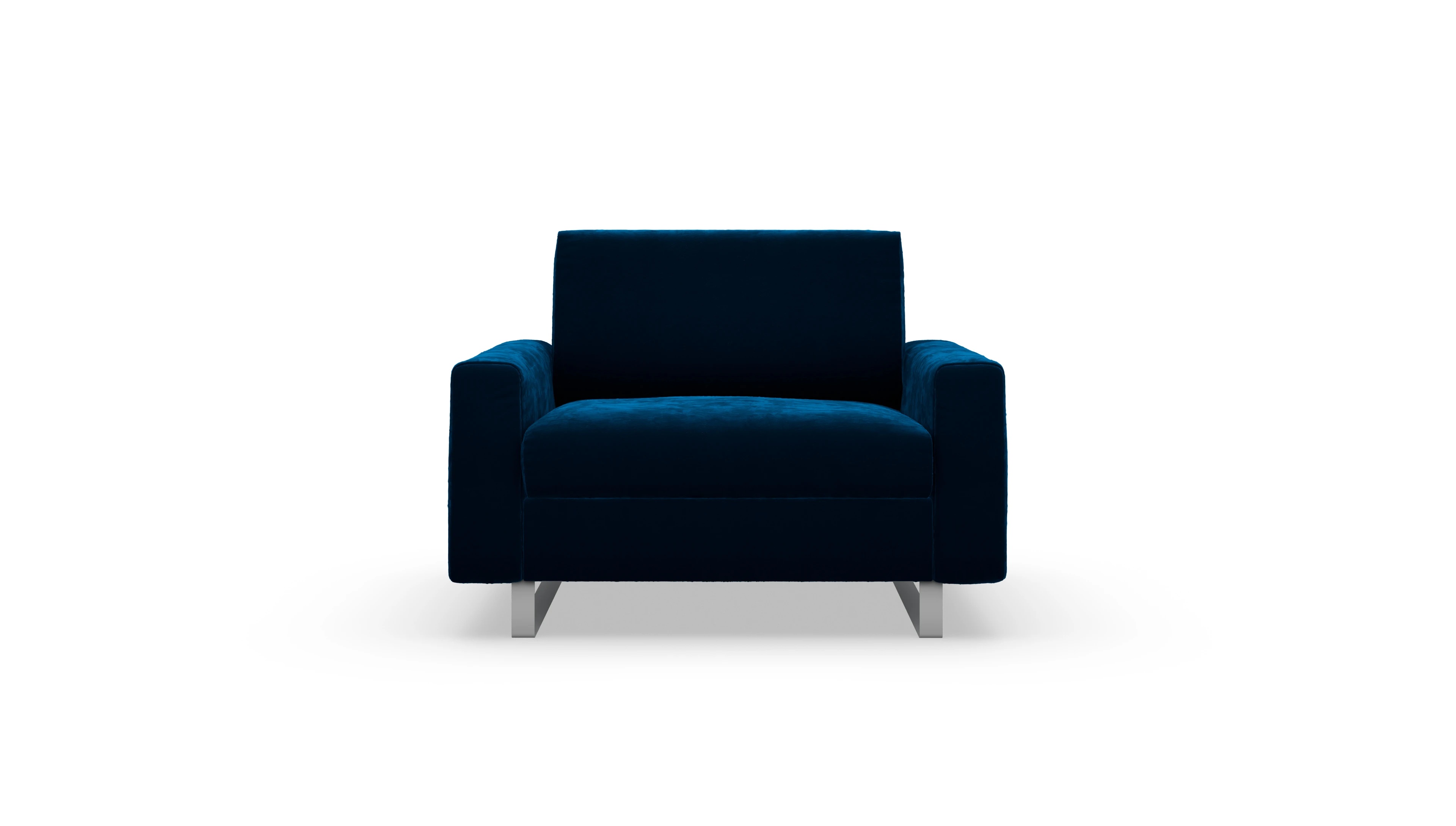 Ansicht des Produktes Fontego Sessel in Samt blau