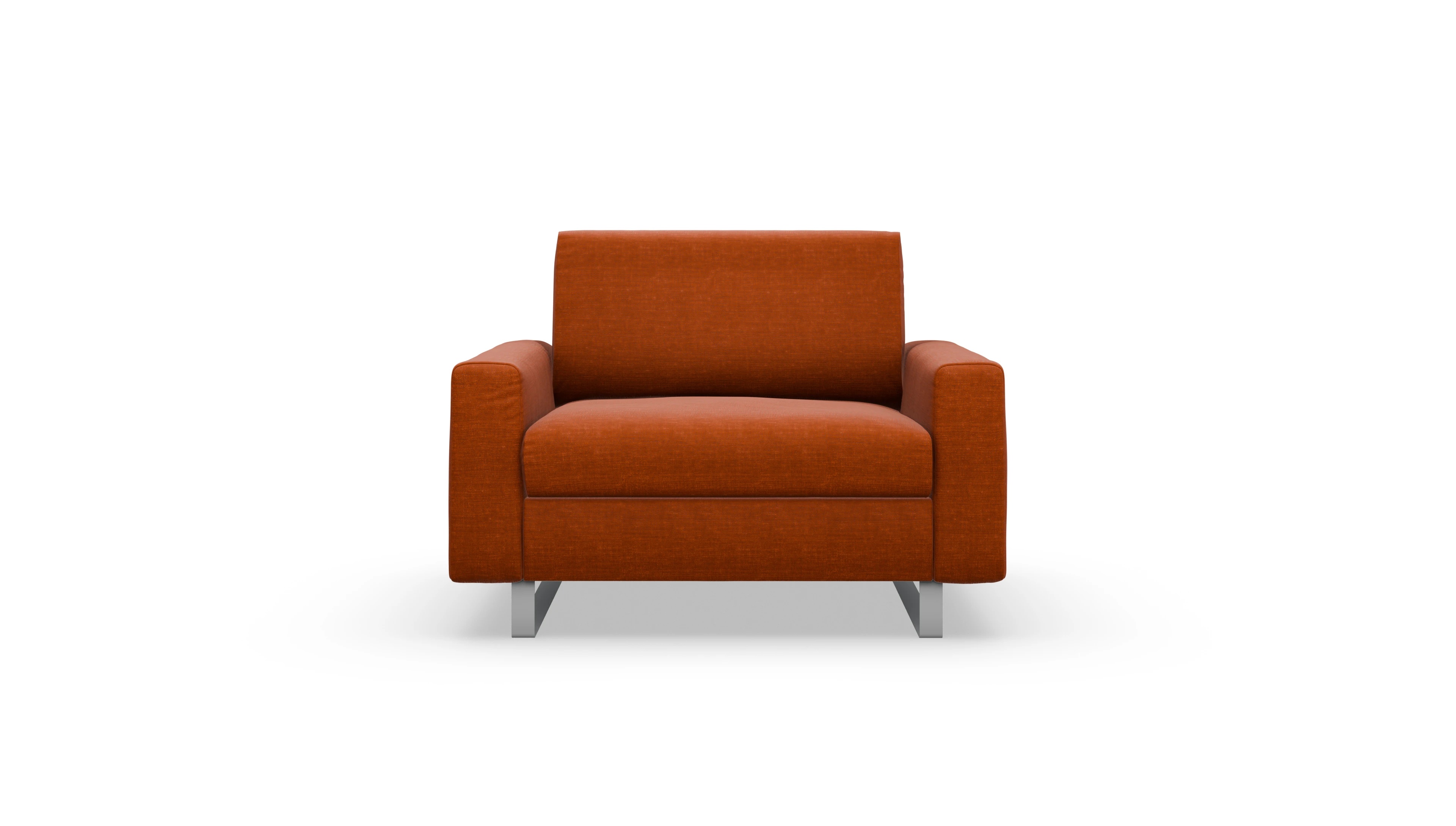 Ansicht des Produktes Fontego Sessel in Stoff orange