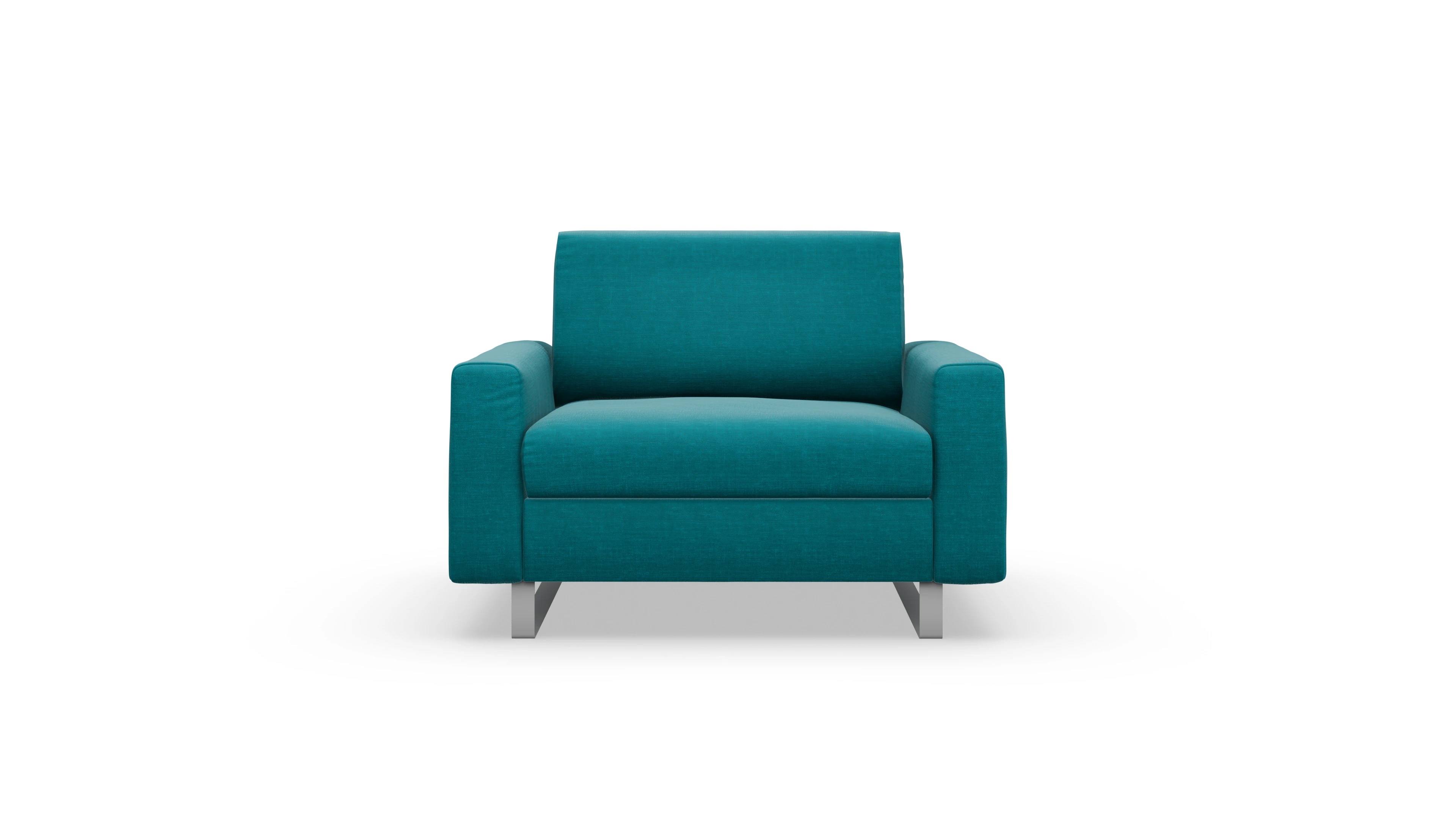 Ansicht des Produktes Fontego Sessel in Stoff blau