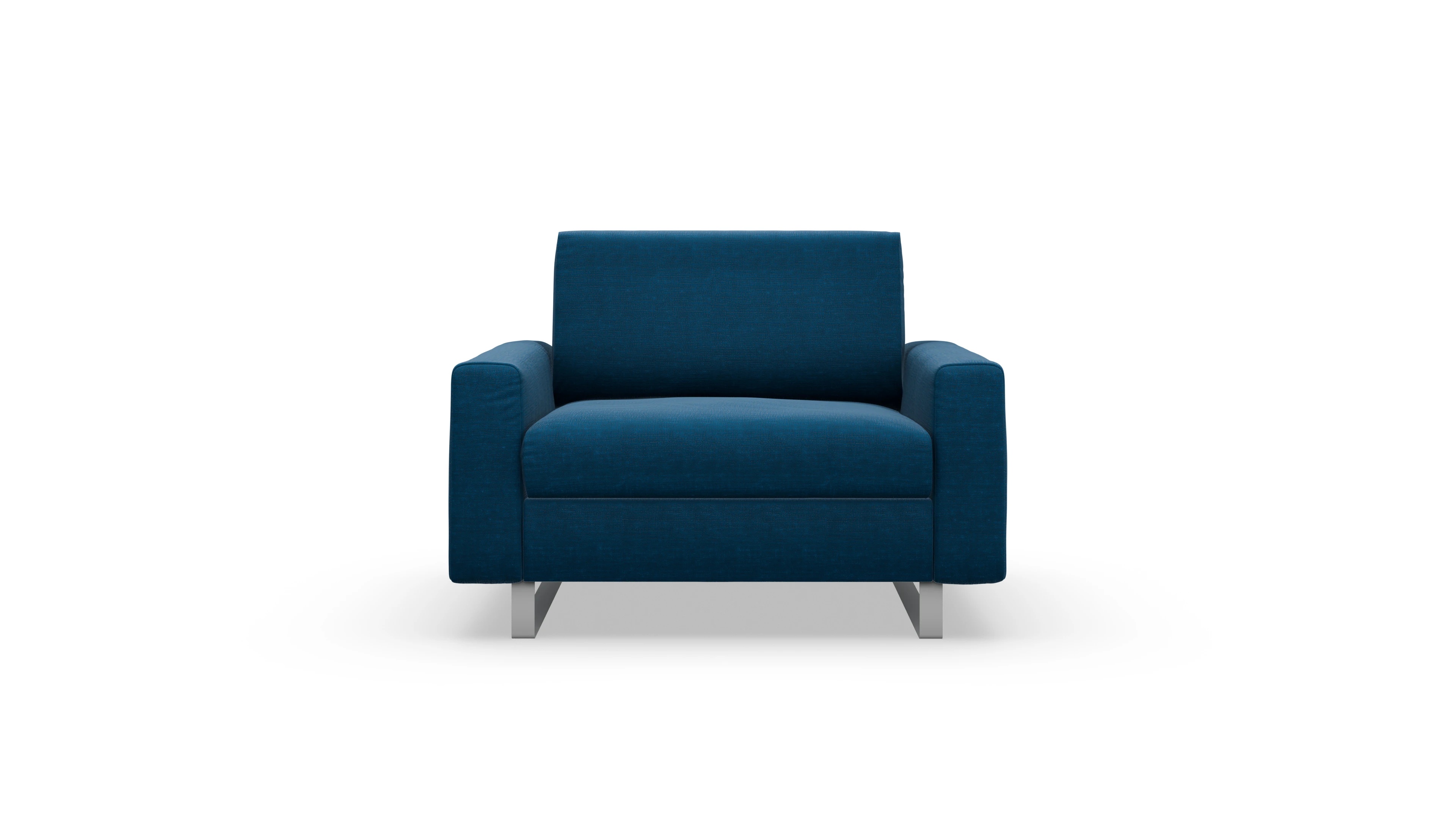 Ansicht des Produktes Fontego Sessel in Stoff blau