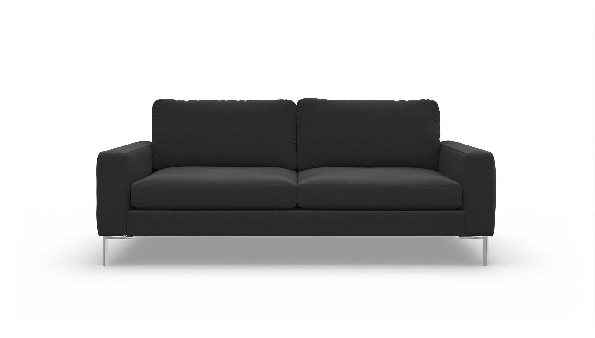 Pinedo Stoffsofa Ansicht des Produktes Pinedo 3,5-Sitzer in Stoff schwarz