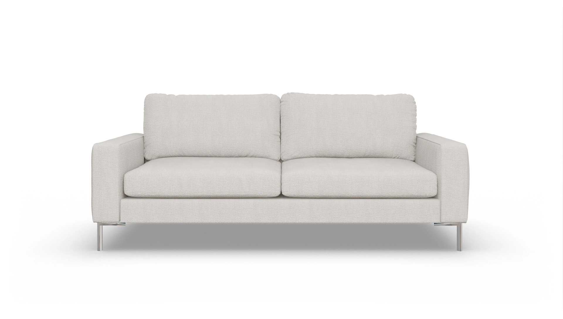 Pinedo Stoffsofa Ansicht des Produktes Pinedo 3,5-Sitzer in Stoff weiß