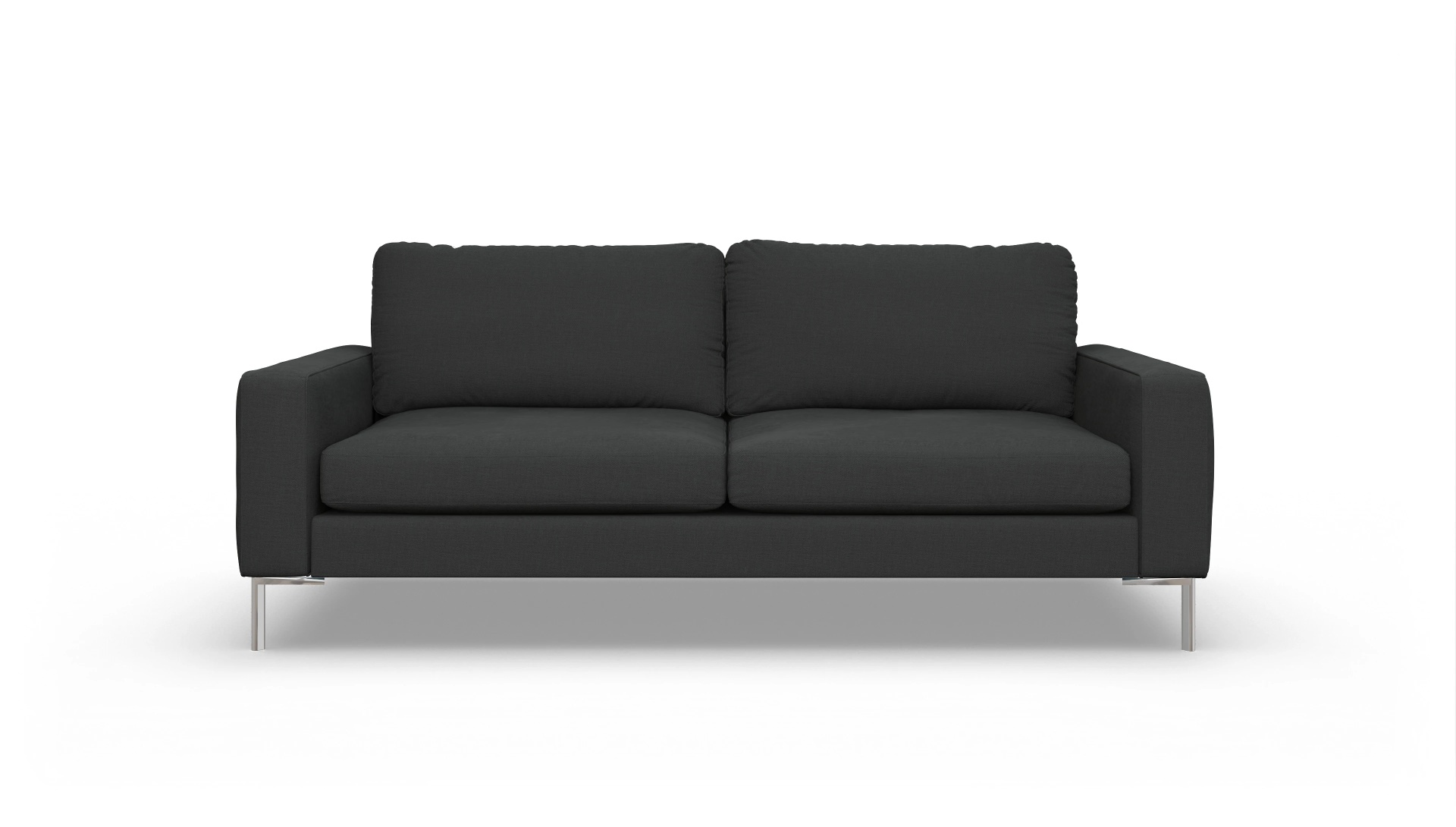 Pinedo Stoffsofa Ansicht des Produktes Pinedo 3,5-Sitzer in Stoff schwarz