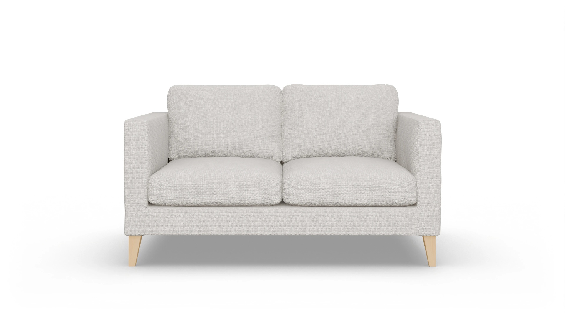 Montes Stoffsofa Ansicht des Produktes Montes 2-Sitzer in Stoff weiß