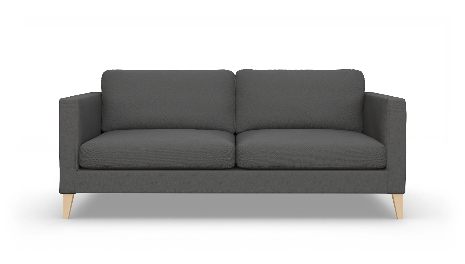 Montes Stoffsofa Ansicht des Produktes Montes 3,5-Sitzer in Stoff schwarz