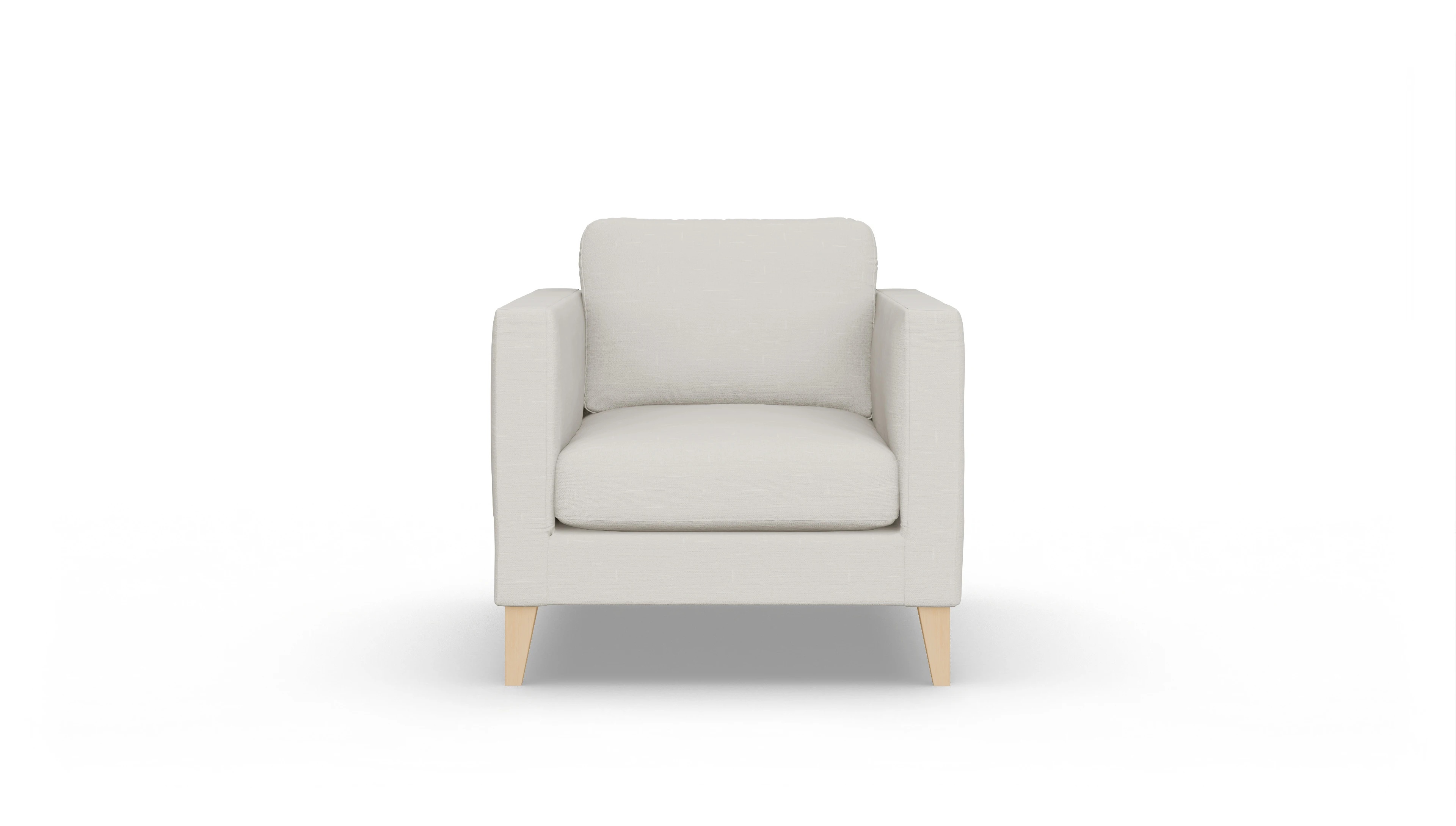 Montes Stoffsessel Ansicht des Produktes Montes Sessel in Stoff weiß