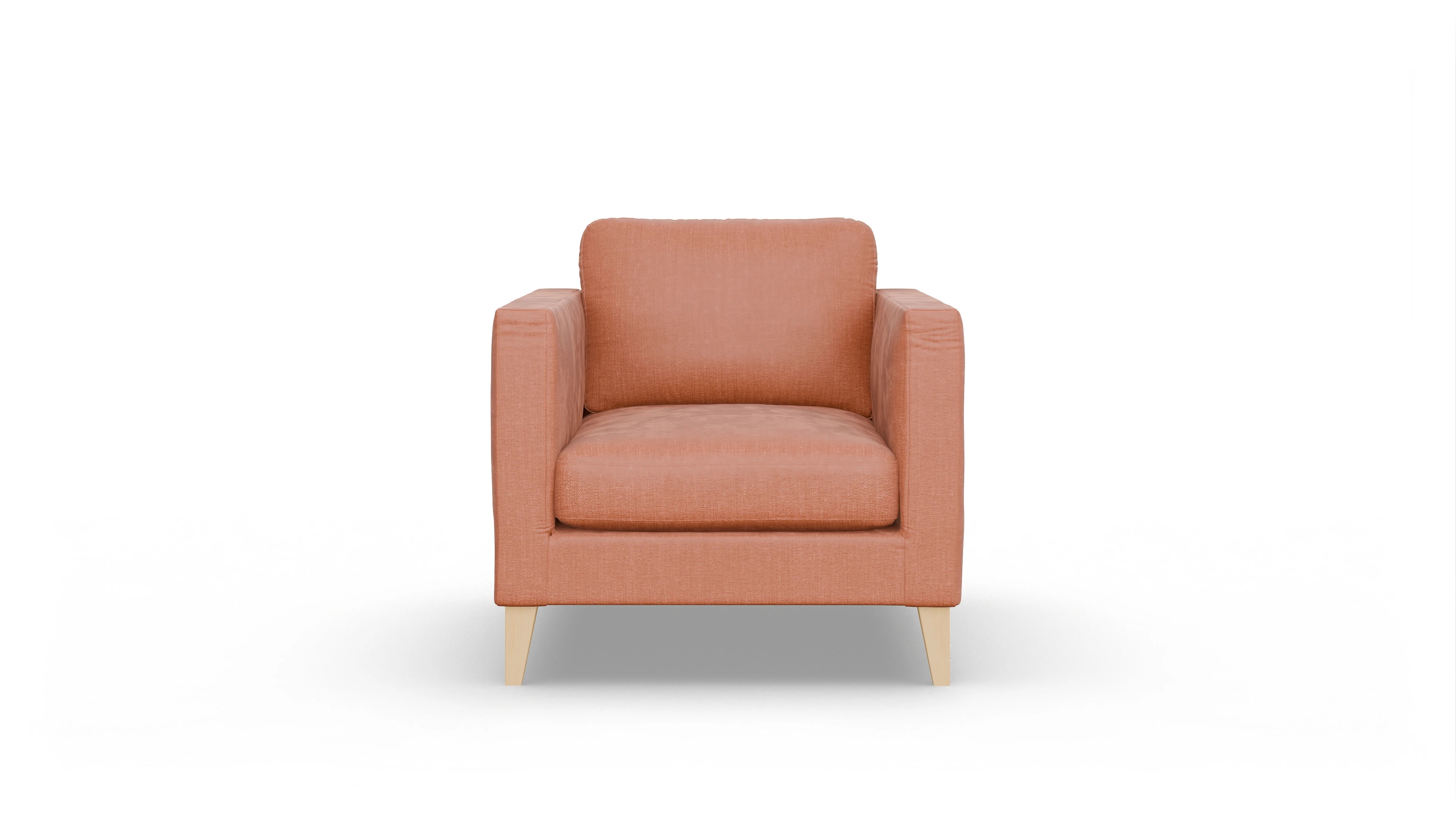 Montes Stoffsessel Ansicht des Produktes Montes Sessel in Stoff orange