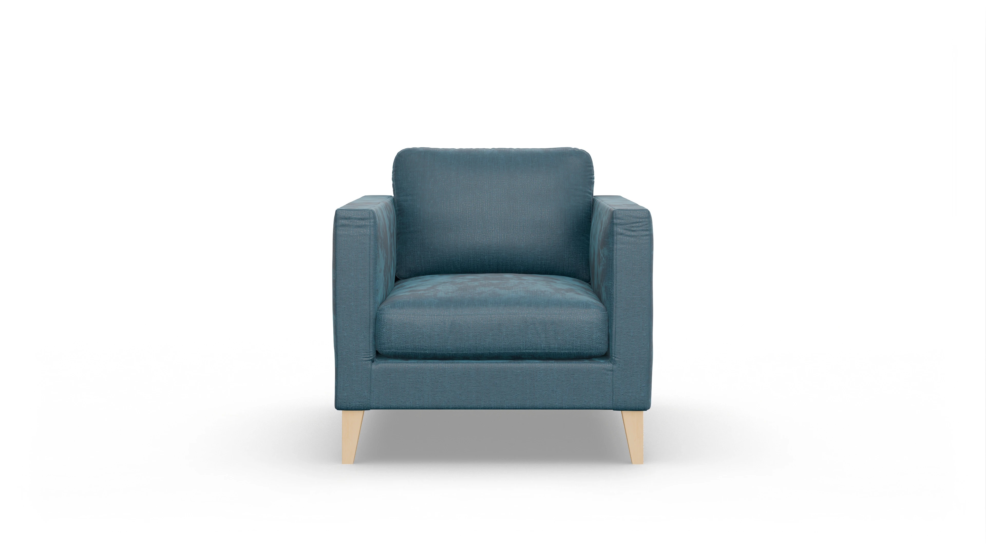Ansicht des Produktes Montes Sessel in Stoff blau
