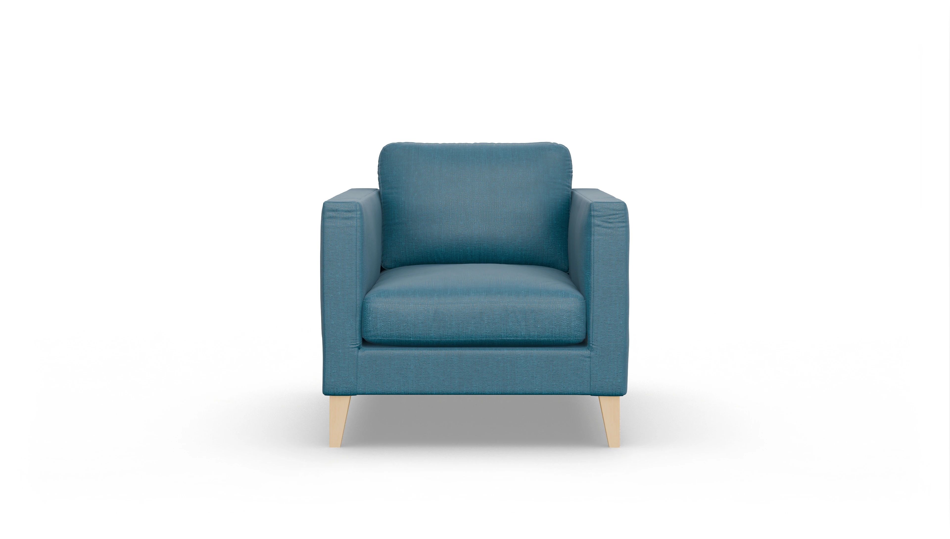 Ansicht des Produktes Montes Sessel in Stoff blau