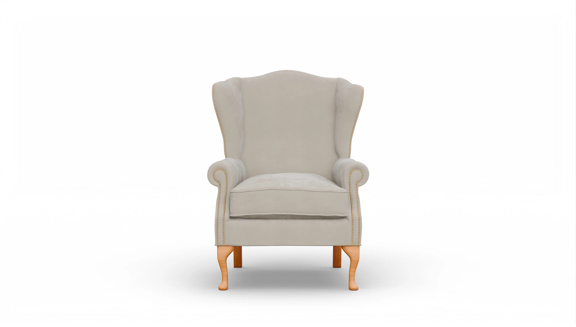 Ansicht des Produktes Syon Sessel in Samt beige