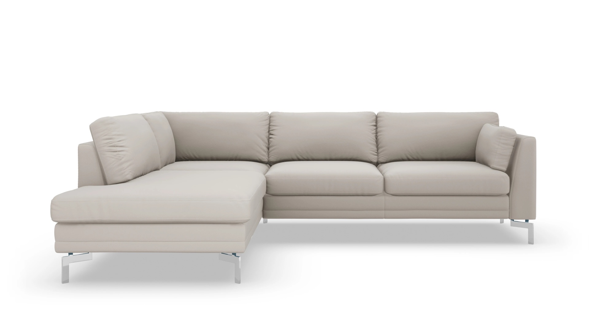 Lexington Ledersofa Ansicht des Produktes Lexington Sofa mit Rec links in Leder grau
