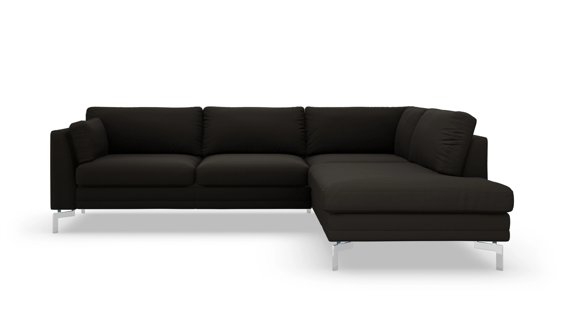 Lexington Ledersofa Ansicht des Produktes Lexington Sofa mit Rec rechts in Leder braun