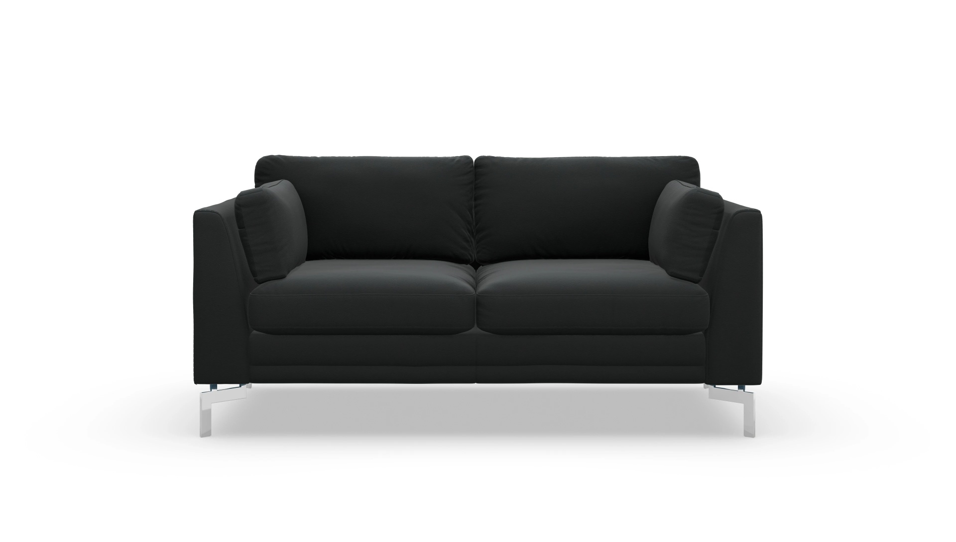 Lexington Ledersofa Ansicht des Produktes Lexington 2-Sitzer in Leder schwarz