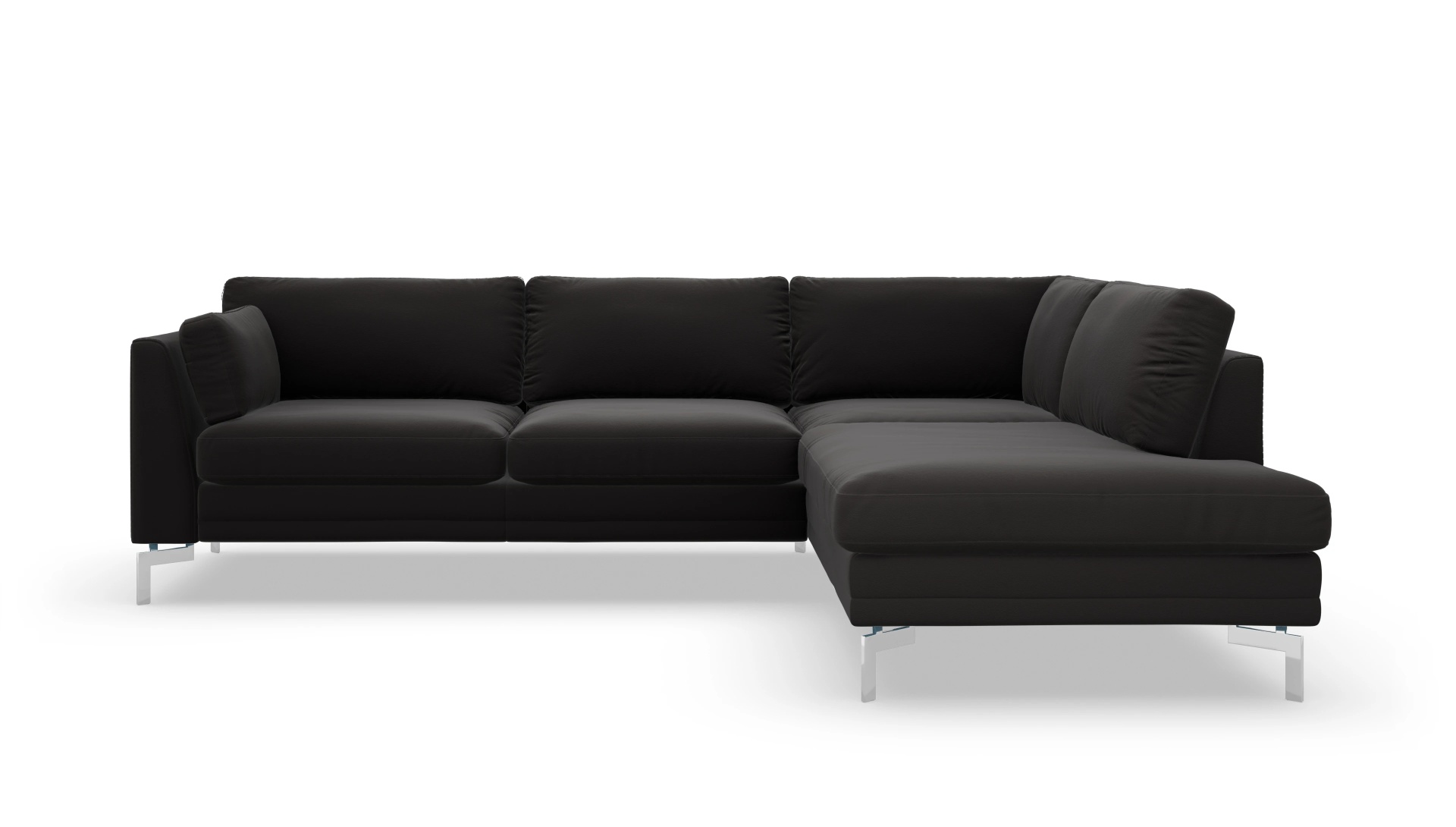 Lexington Ledersofa Ansicht des Produktes Lexington Sofa mit Rec rechts in Leder braun