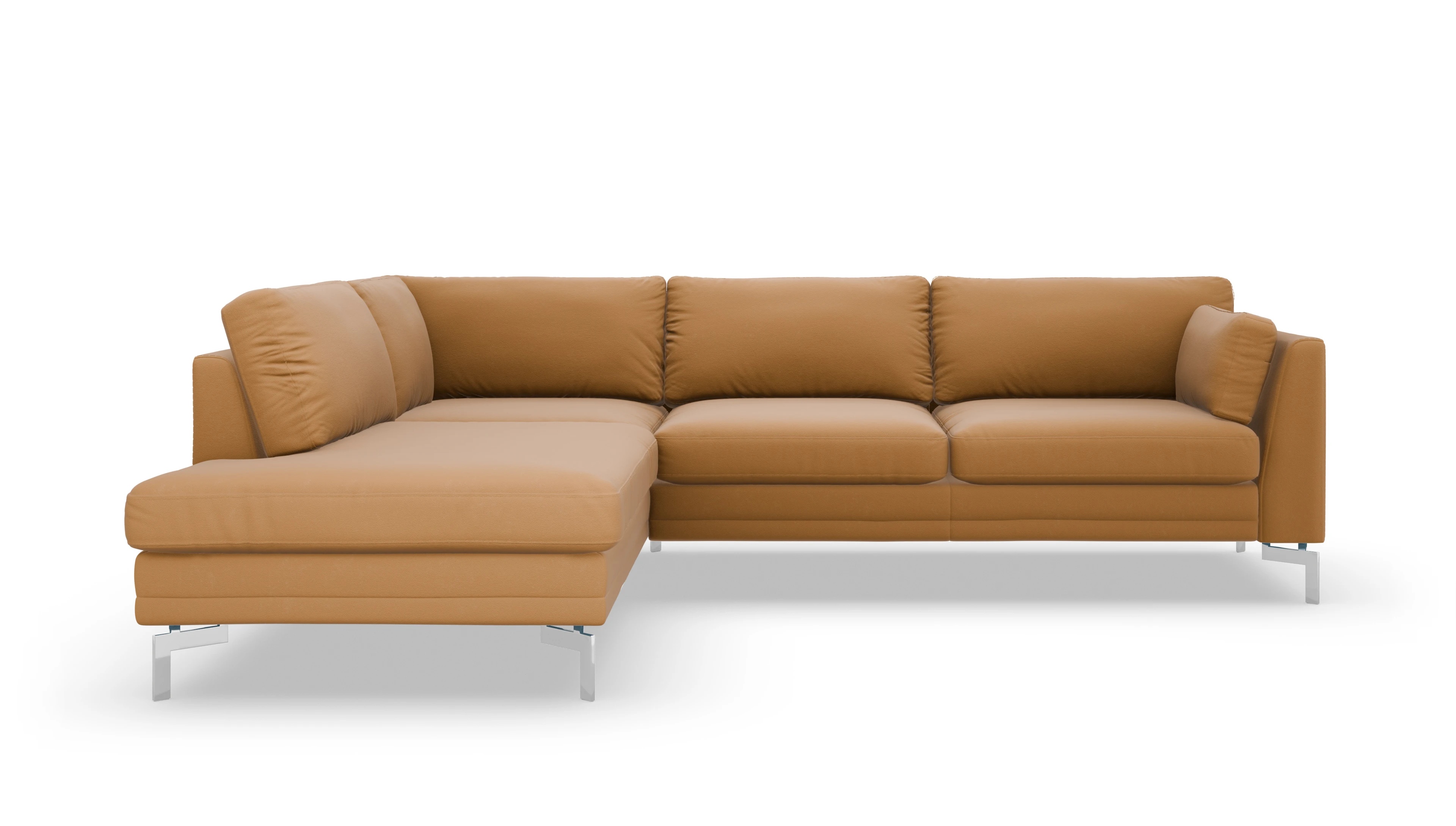 Ansicht des Produktes Lexington Sofa mit Rec links in Leder braun
