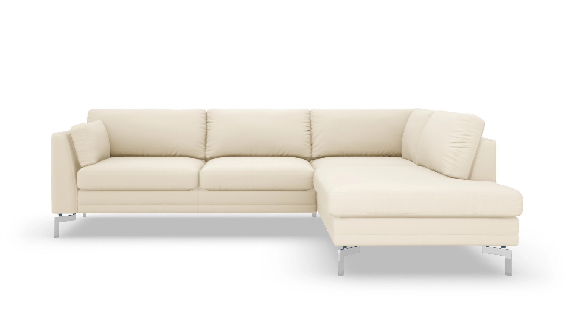 Ansicht des Produktes Lexington Sofa mit Rec rechts in Leder weiß