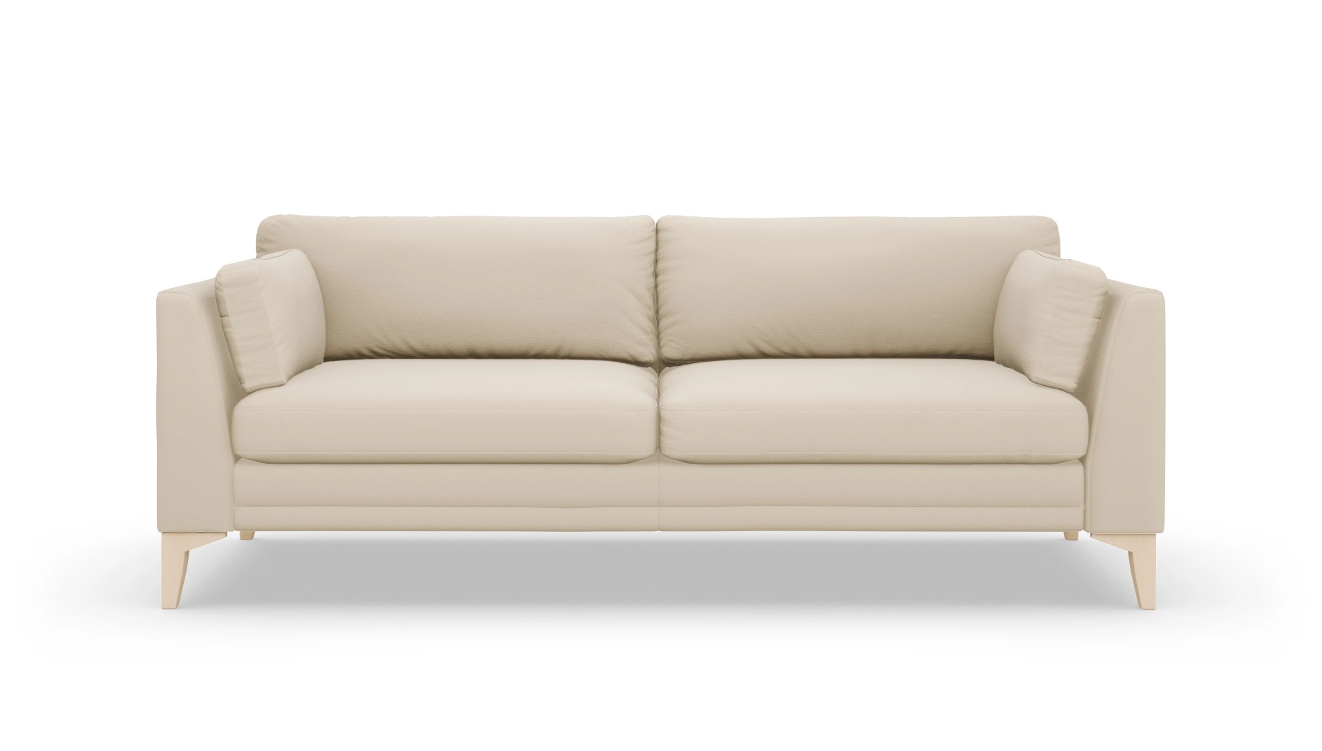 Ansicht des Produktes Village 3-Sitzer in Leder beige