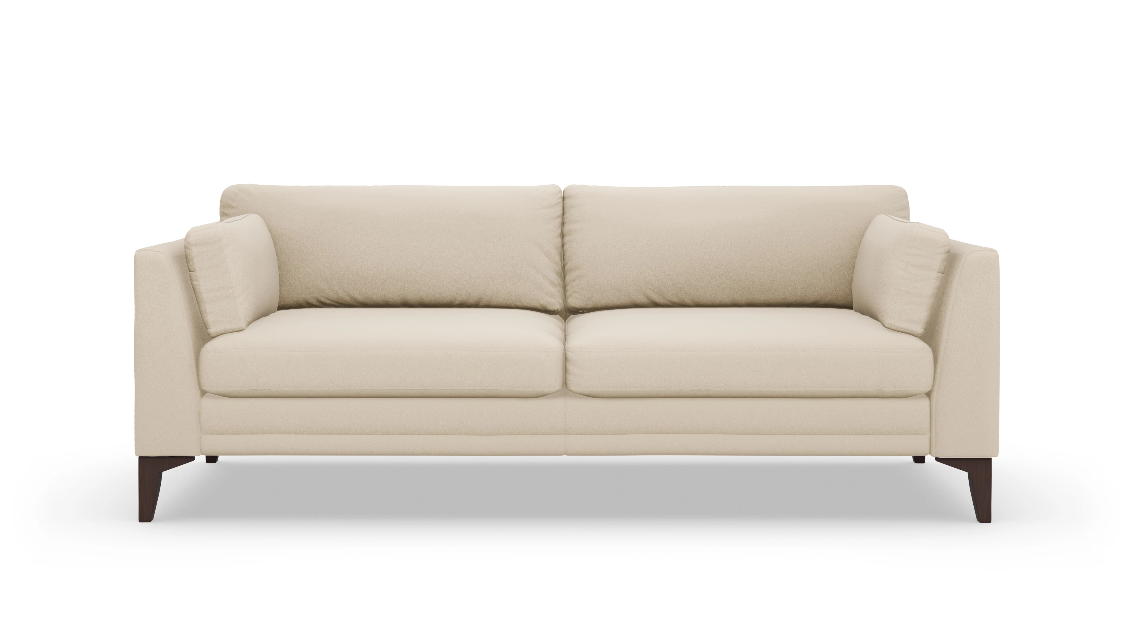 Village Ledersofa Ansicht des Produktes Village 3-Sitzer in Leder beige