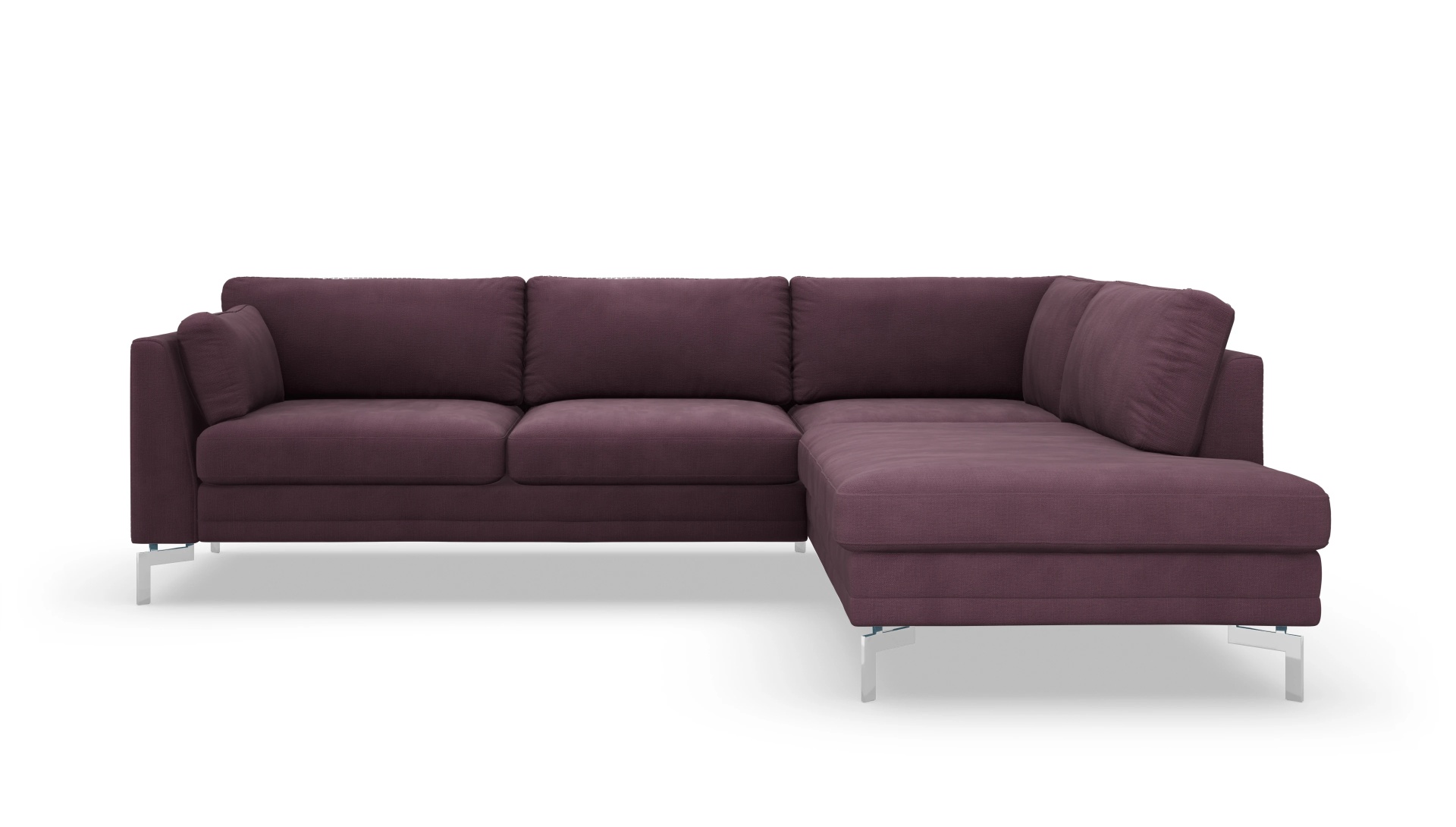 Lexington Stoffsofa Ansicht des Produktes Lexington Sofa mit Rec rechts in Samt rot