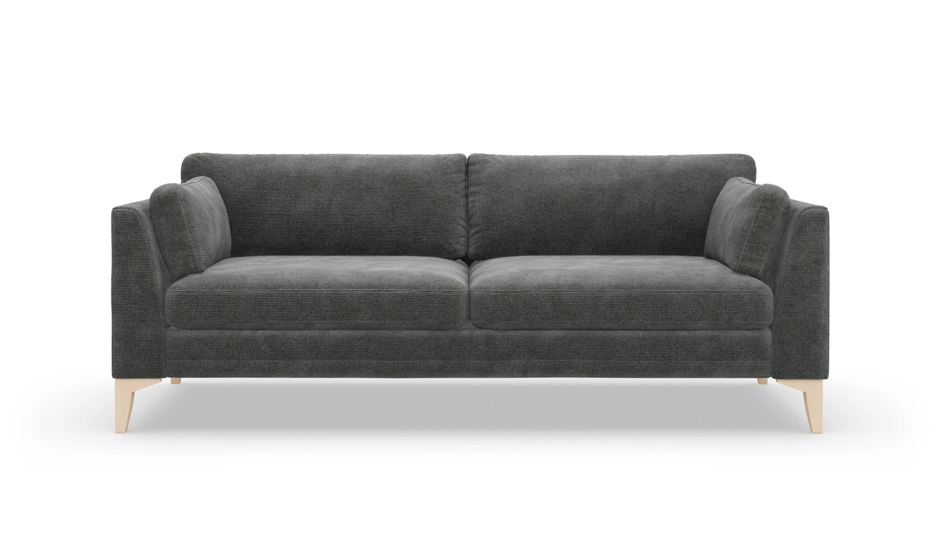 Village Stoffsofa Ansicht des Produktes Village 3-Sitzer in Stoff grau