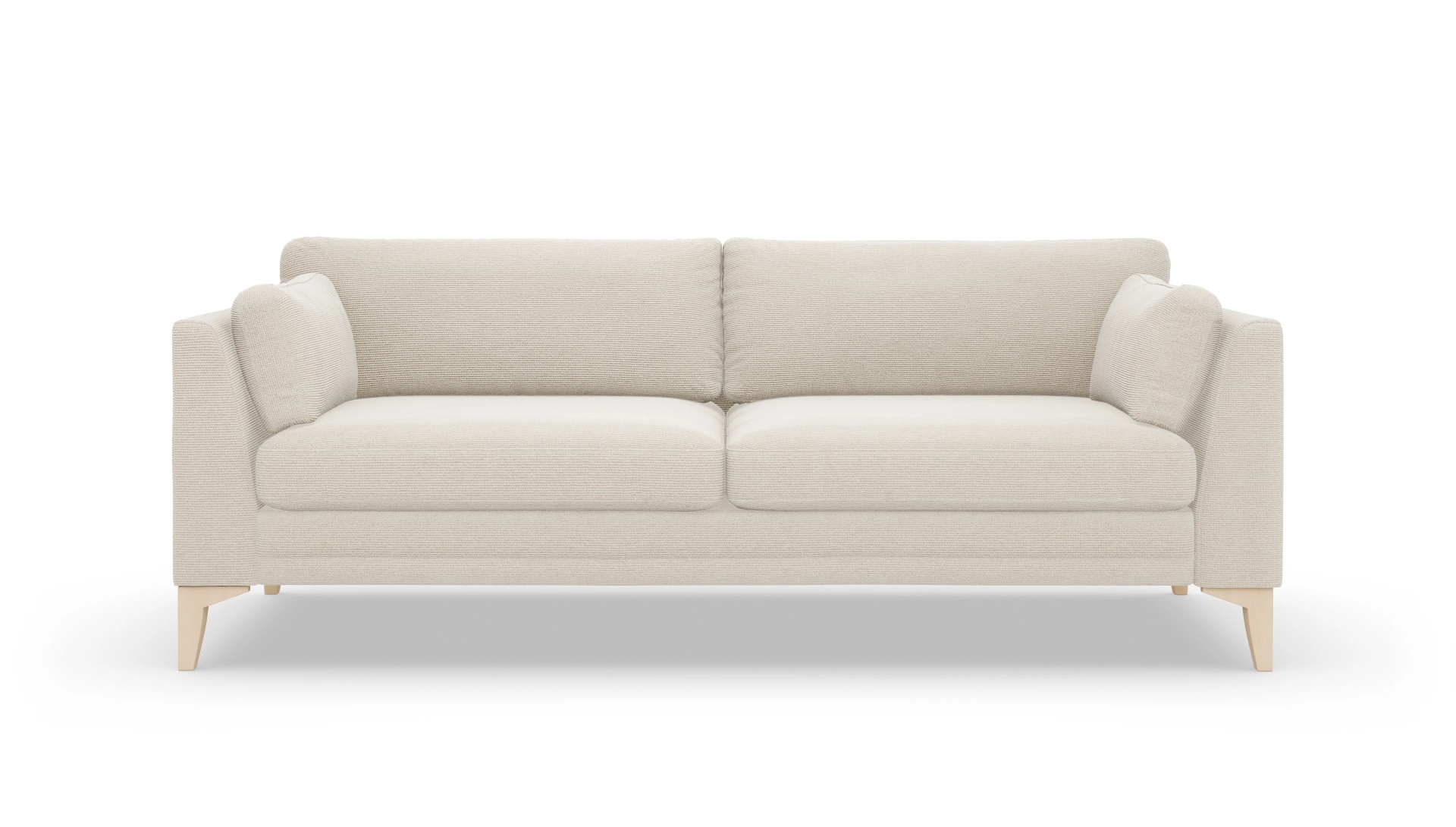 Village Stoffsofa Ansicht des Produktes Village 3-Sitzer in Stoff weiß