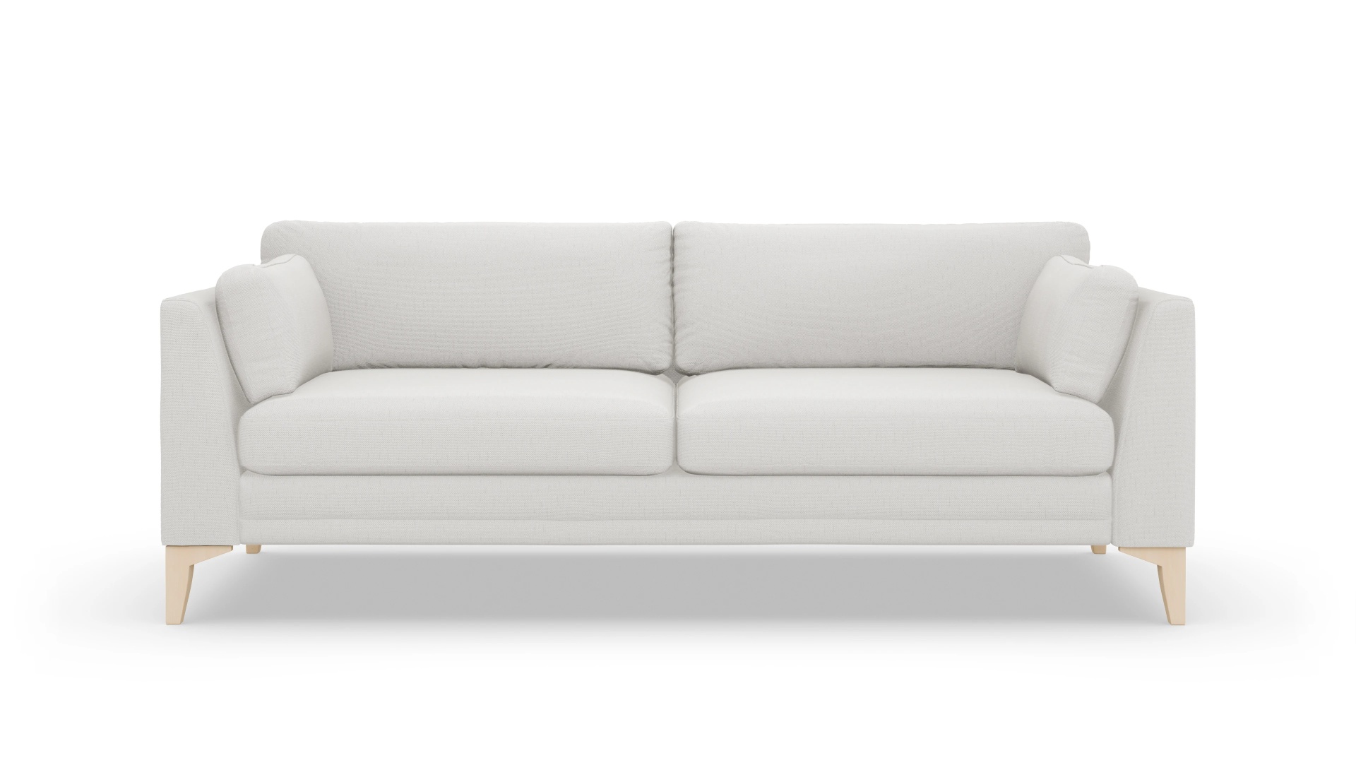 Village Stoffsofa Ansicht des Produktes Village 3-Sitzer in Stoff weiß