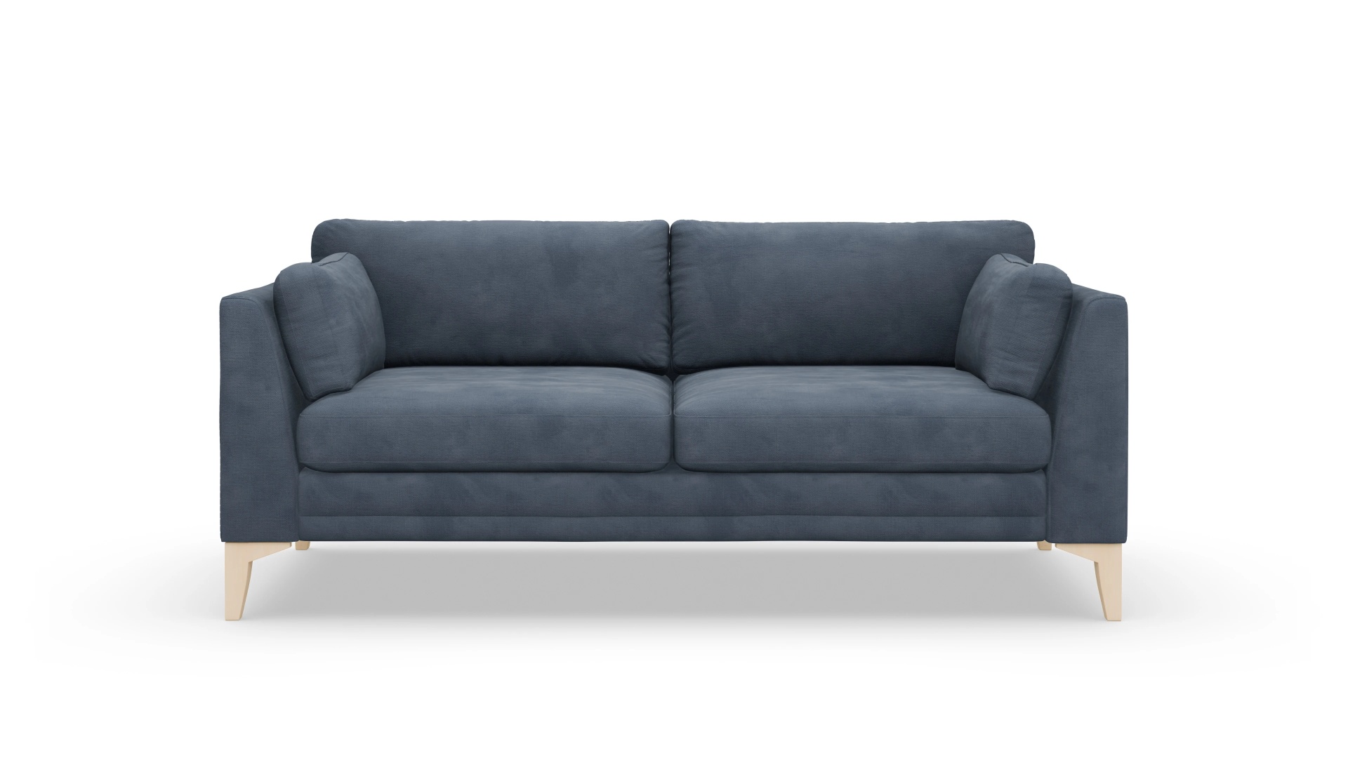 Village Stoffsofa Ansicht des Produktes Village 2,5-Sitzer in Samt blau