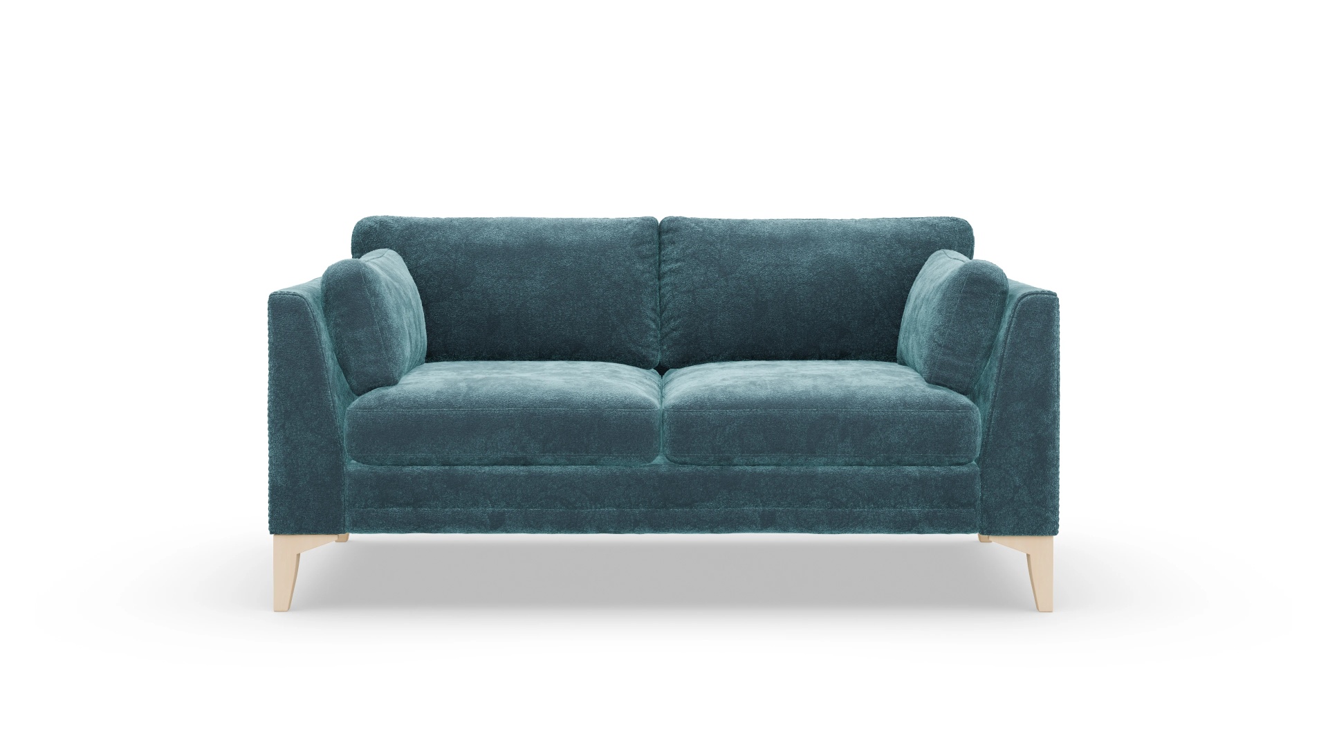 Village Stoffsofa Ansicht des Produktes Village 2-Sitzer in Stoff blau
