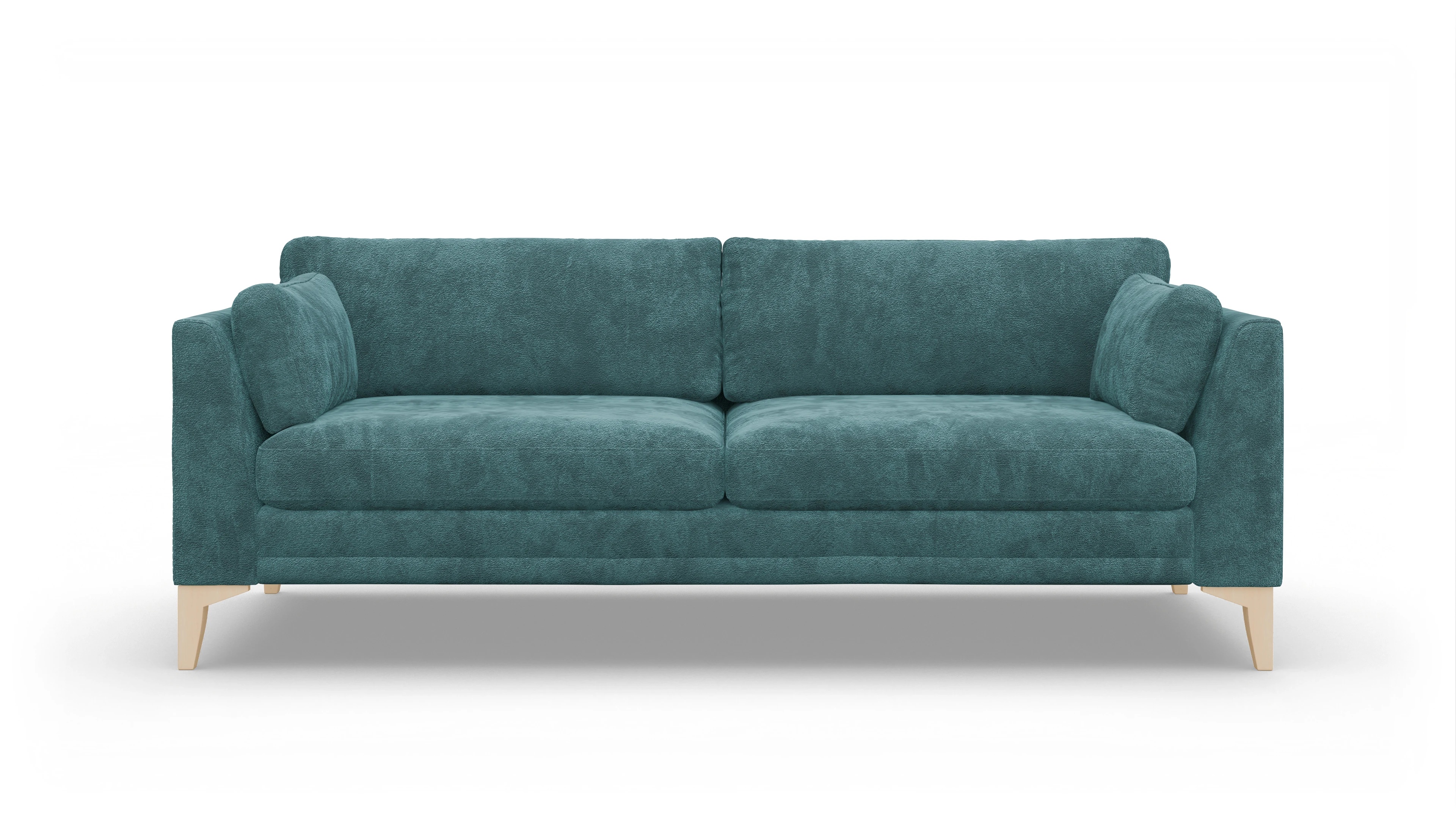 Ansicht des Produktes Village 3-Sitzer in Stoff blau