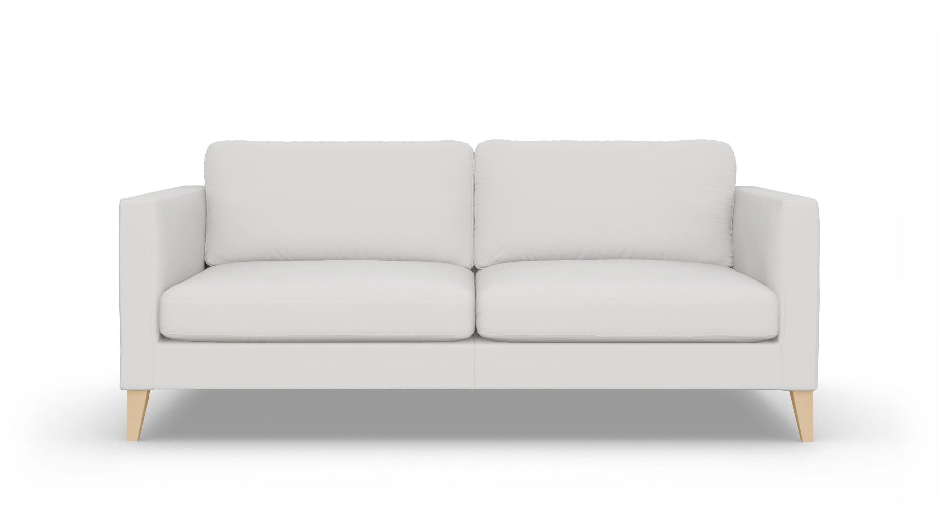 Montes Ledersofa Ansicht des Produktes Montes 3,5-Sitzer in Leder weiß