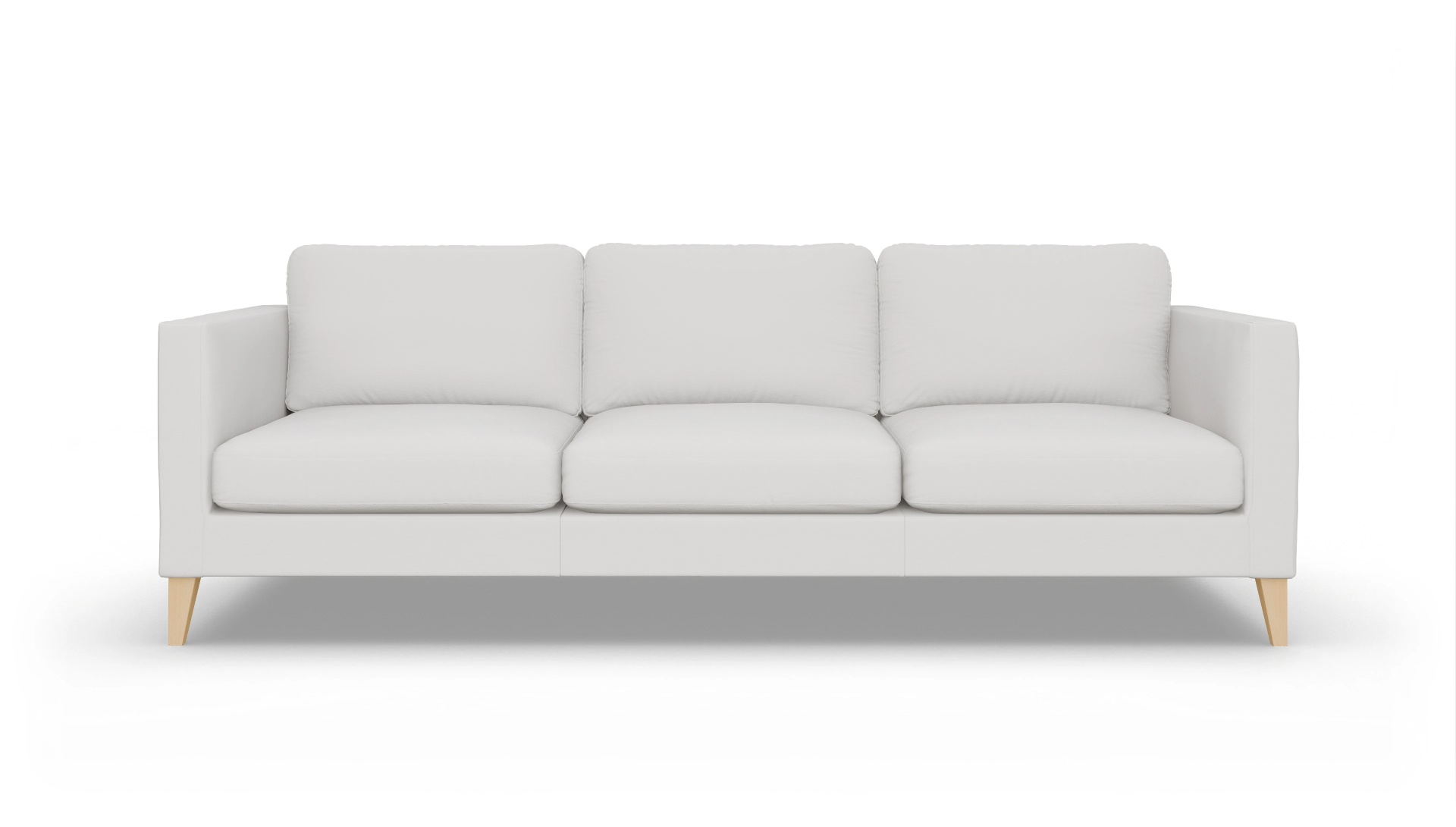 Montes Ledersofa Ansicht des Produktes Montes 4,5-Sitzer in Leder weiß
