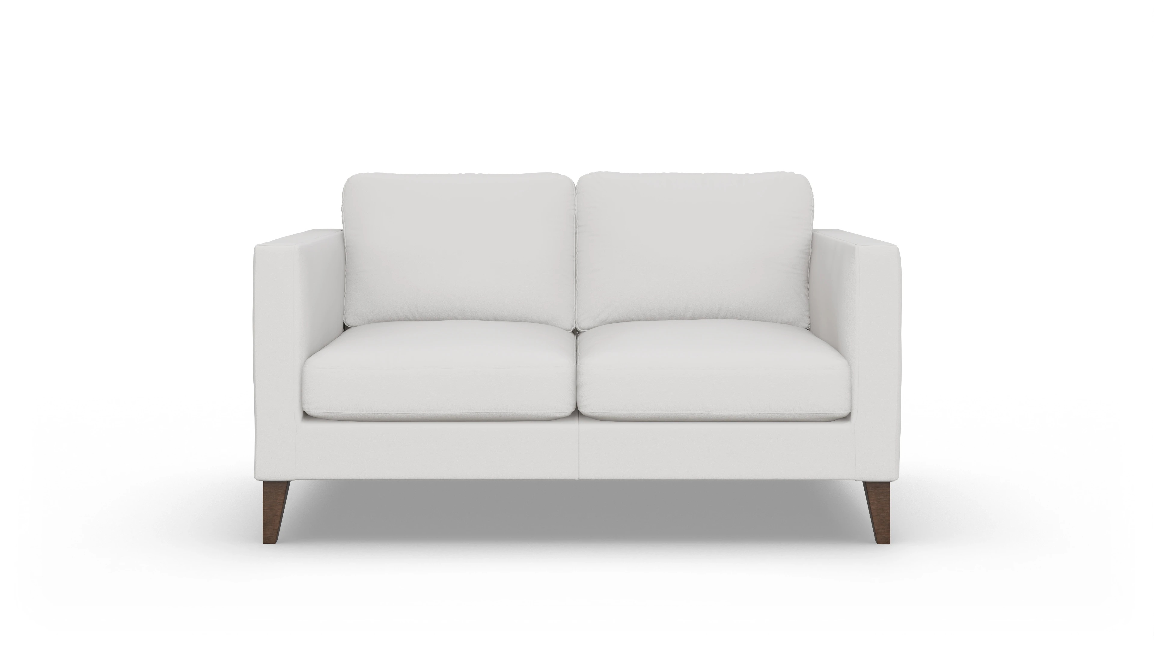 Montes Ledersofa Ansicht des Produktes Montes 2-Sitzer in Leder weiß