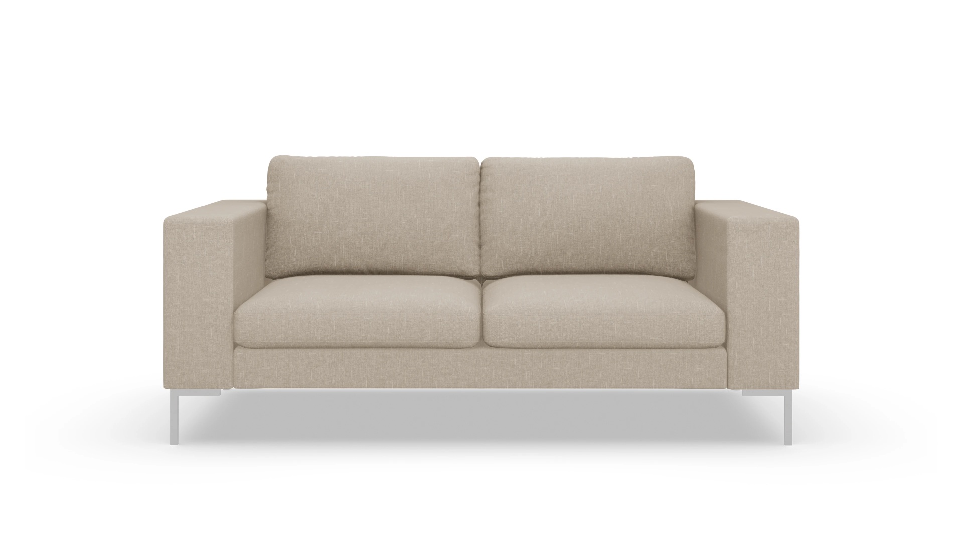 Designer-Couch Paludan Ansicht des Produktes Paludan 2-Sitzer in Stoff beige