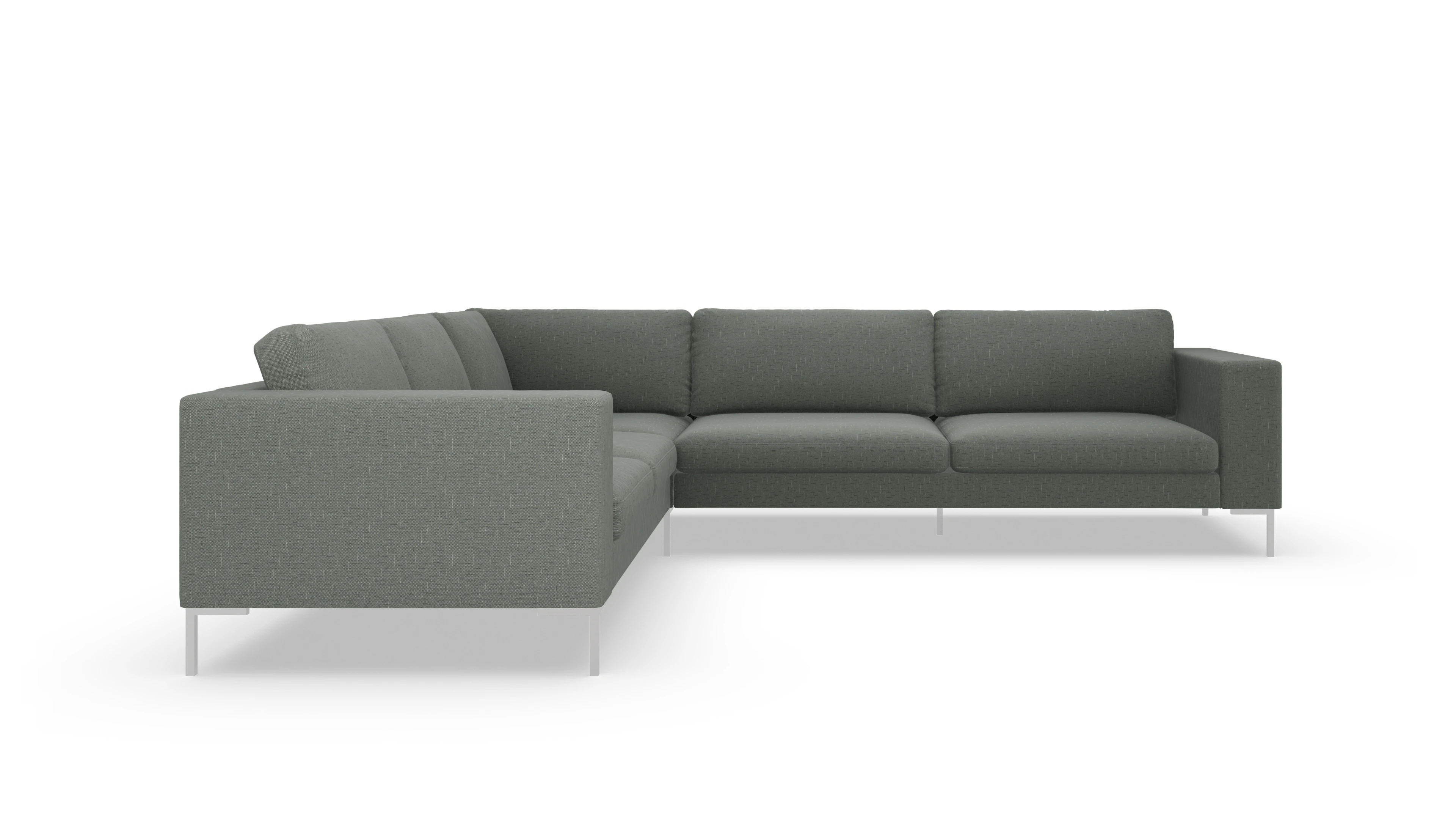 Ecksofa 3x2-Sitzer links