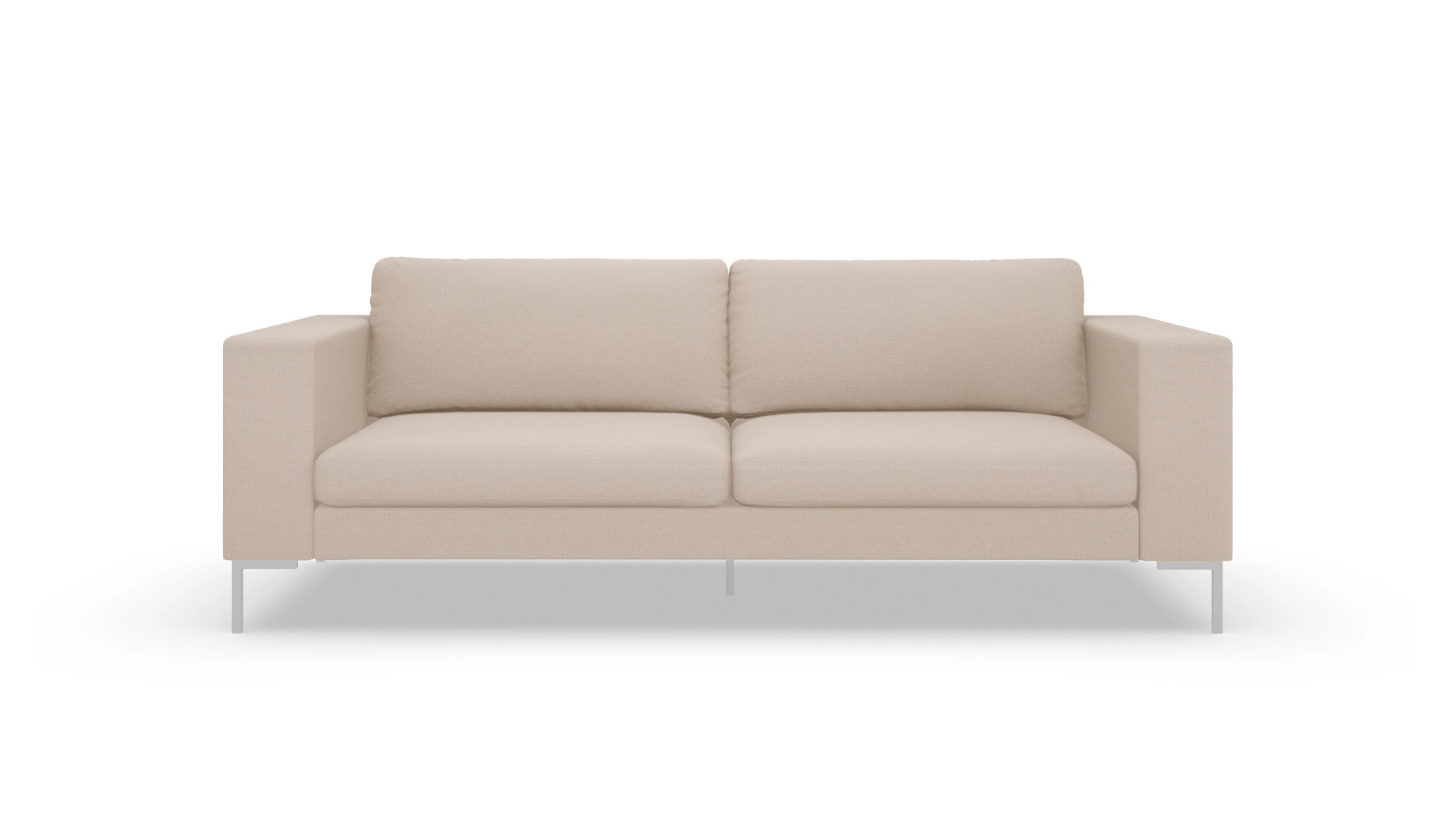 Designer-Couch Paludan Ansicht des Produktes Paludan 3-Sitzer in Stoff beige