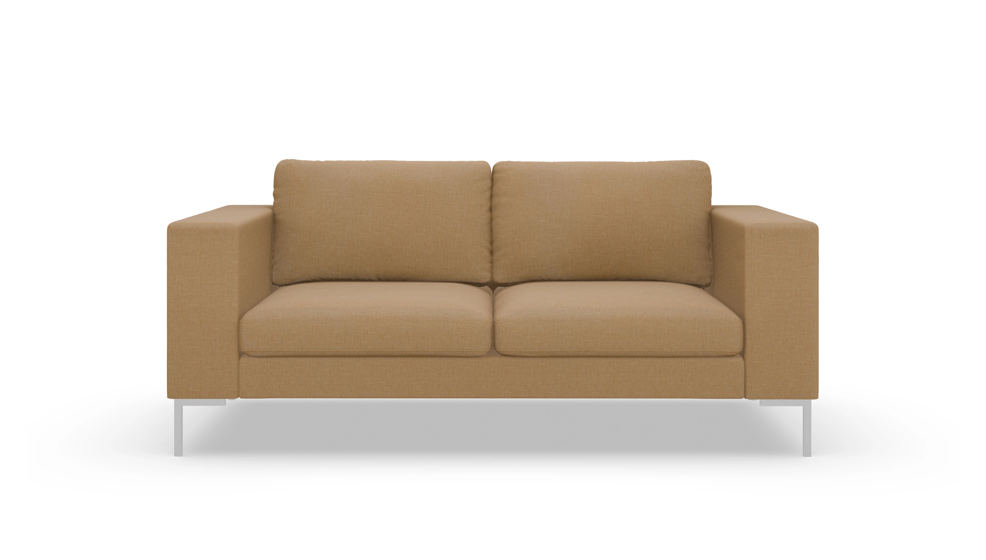 Designer-Couch Paludan Ansicht des Produktes Paludan 2-Sitzer in Stoff braun