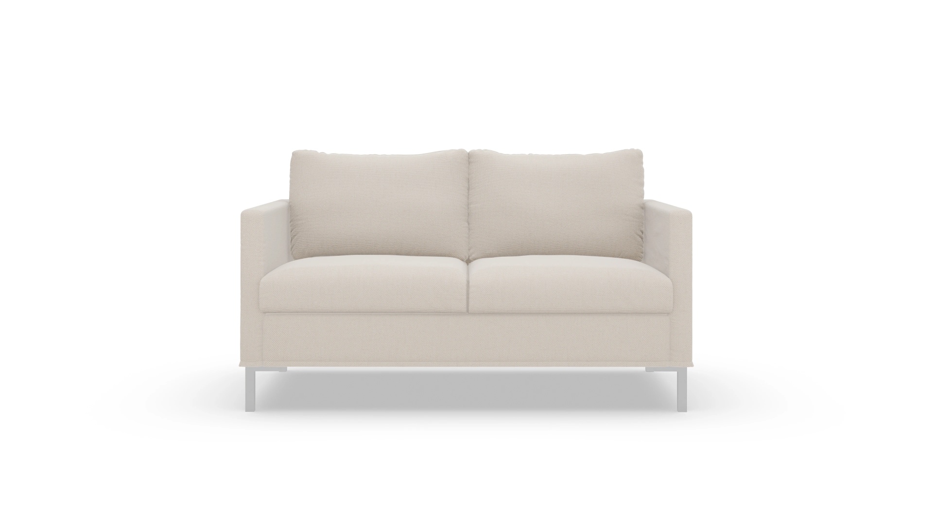 Jacobsen Hussen-Sofa Ansicht des Produktes Jacobsen 2-Sitzer in Stoff weiß
