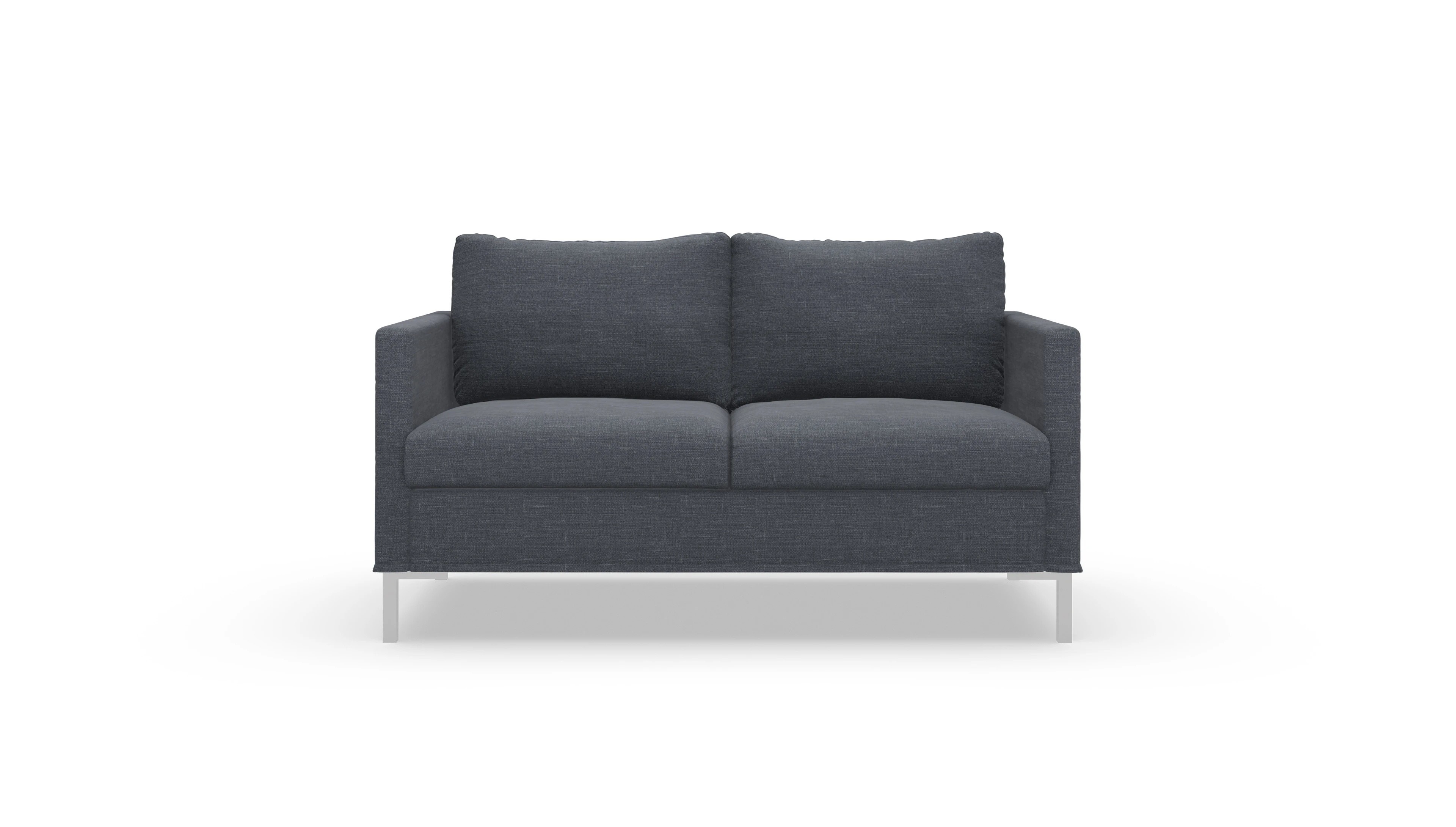 Jacobsen Hussen-Sofa Ansicht des Produktes Jacobsen 2-Sitzer in Stoff blau