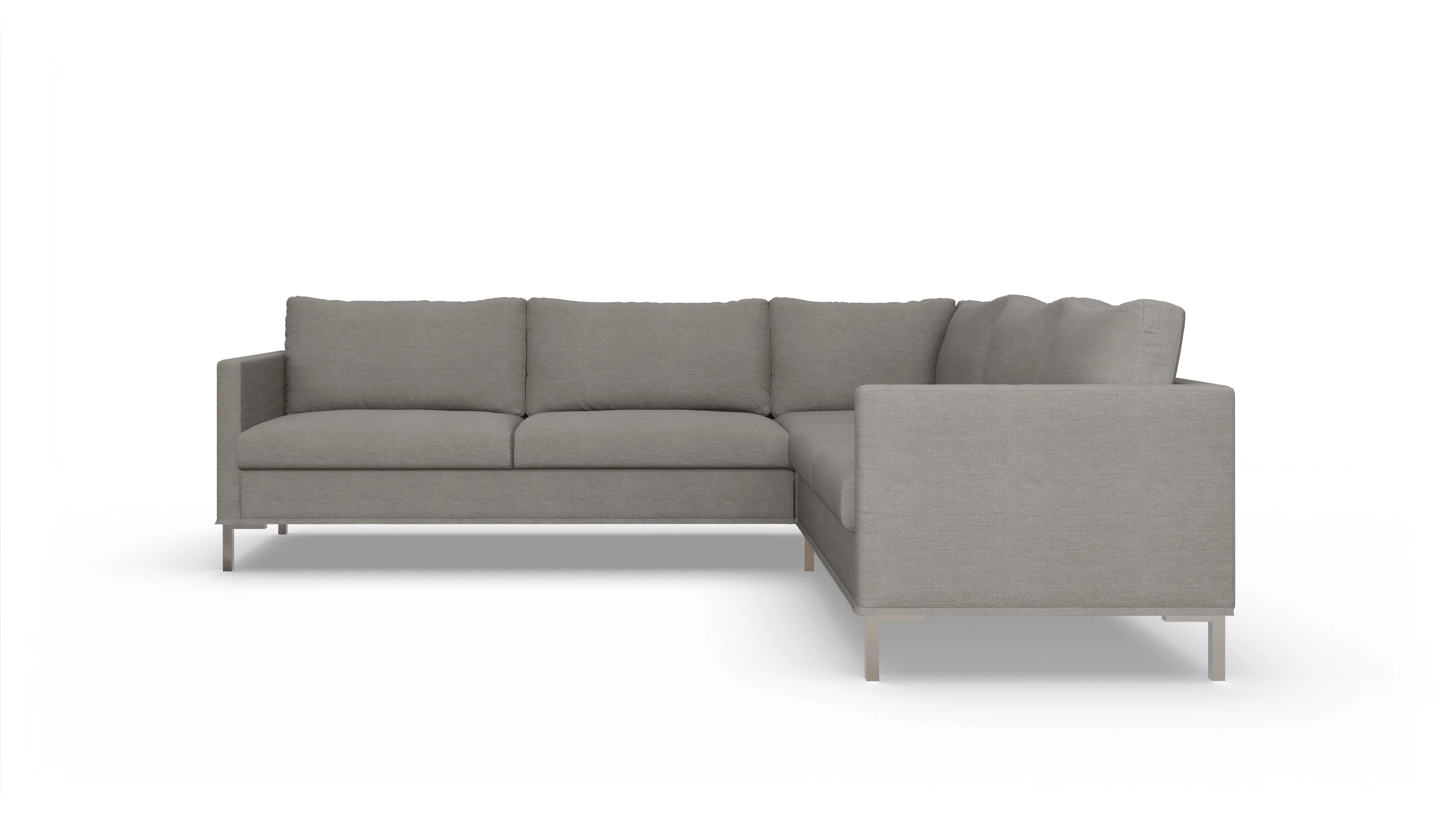 Ansicht des Produktes Jacobsen Ecksofa Rechts in Stoff beige