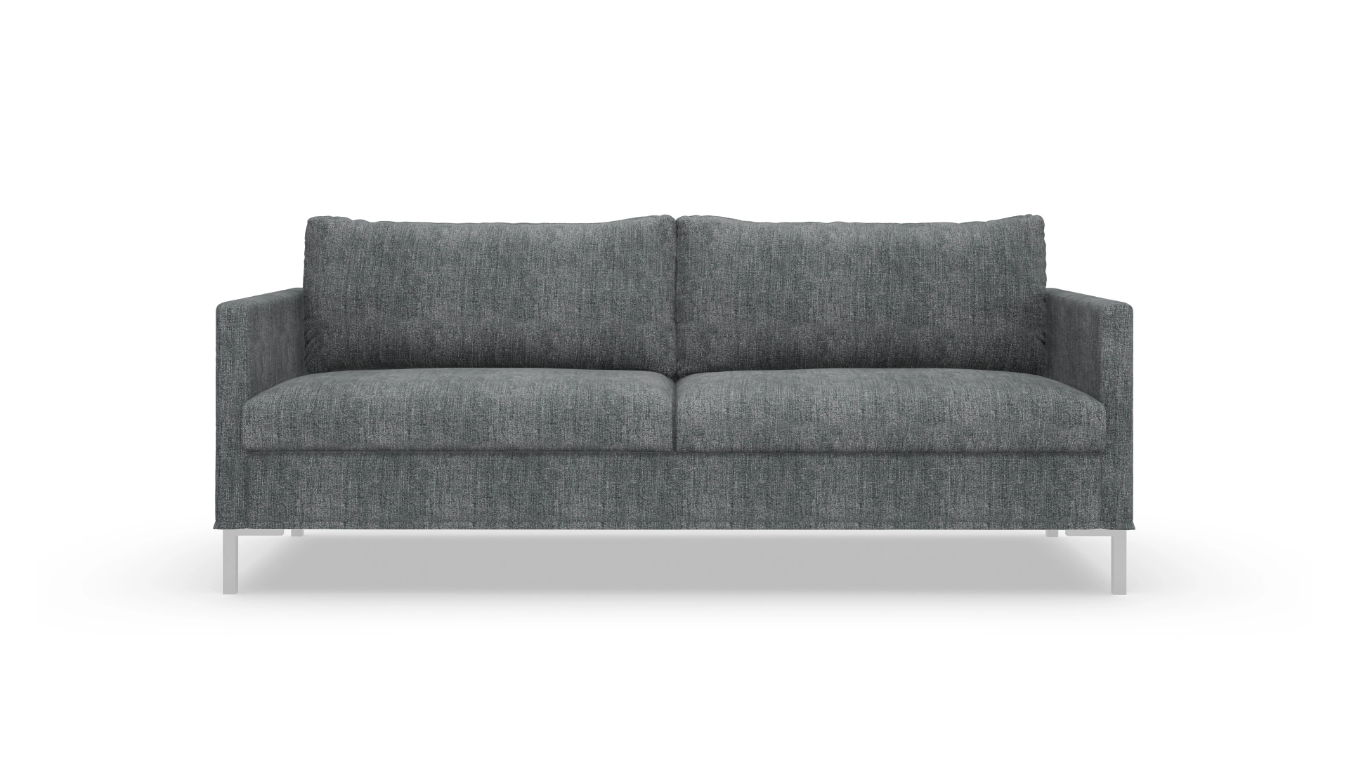 Jacobsen Hussen-Sofa Ansicht des Produktes Jacobsen 3-Sitzer in Stoff schwarz
