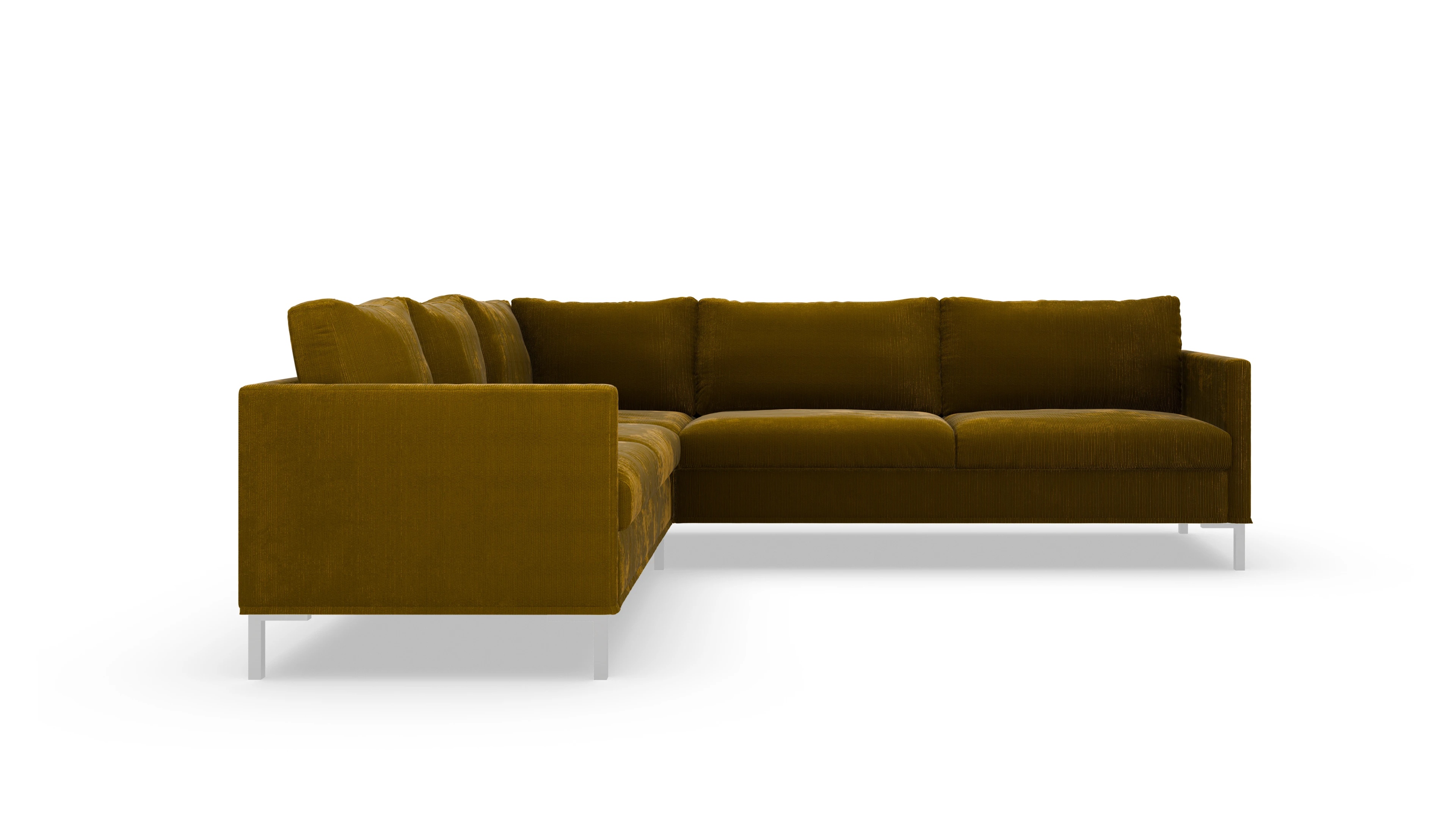 Design Hussensofa Jacobsen Cord gelb