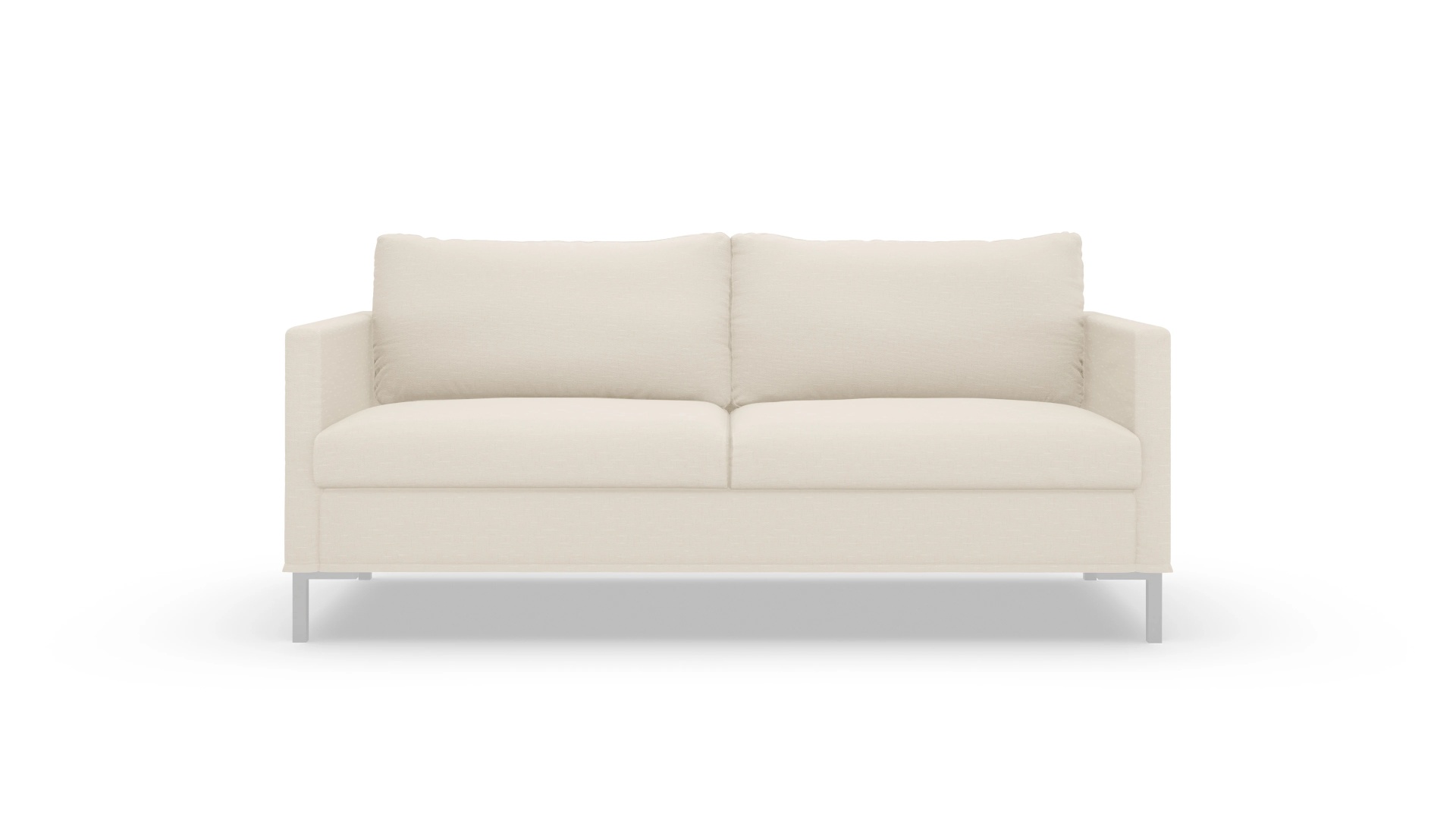 Jacobsen Hussen-Sofa Ansicht des Produktes Jacobsen 2,5-Sitzer in Stoff weiß