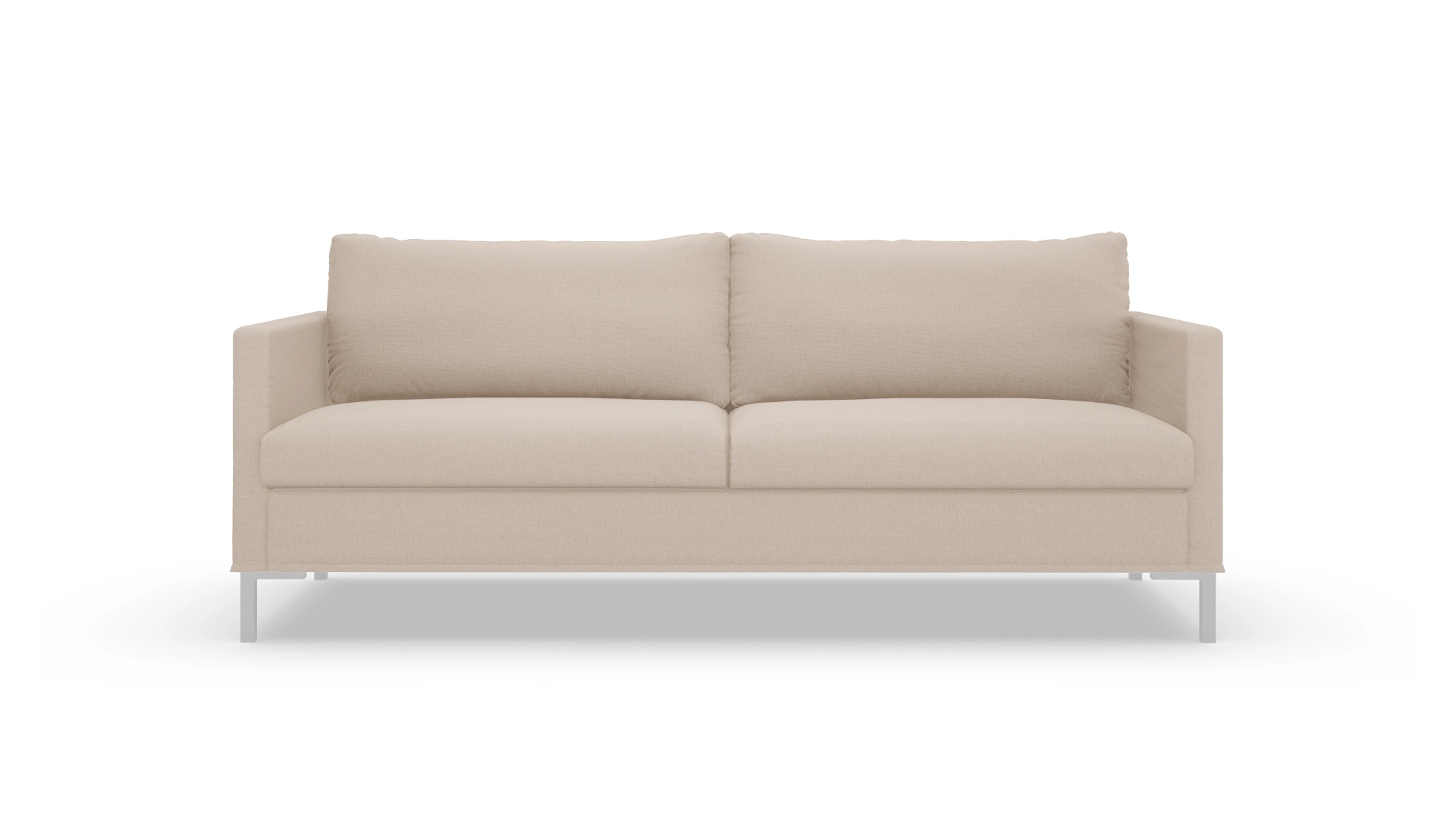 Jacobsen Hussen-Sofa Ansicht des Produktes Jacobsen 3-Sitzer in Stoff beige