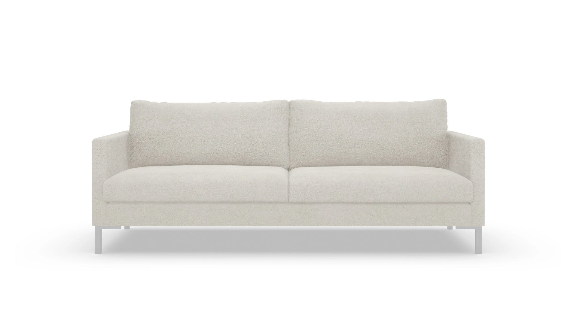 Jacobsen Stoffsofa Ansicht des Produktes Jacobsen 3-Sitzer in Stoff weiß