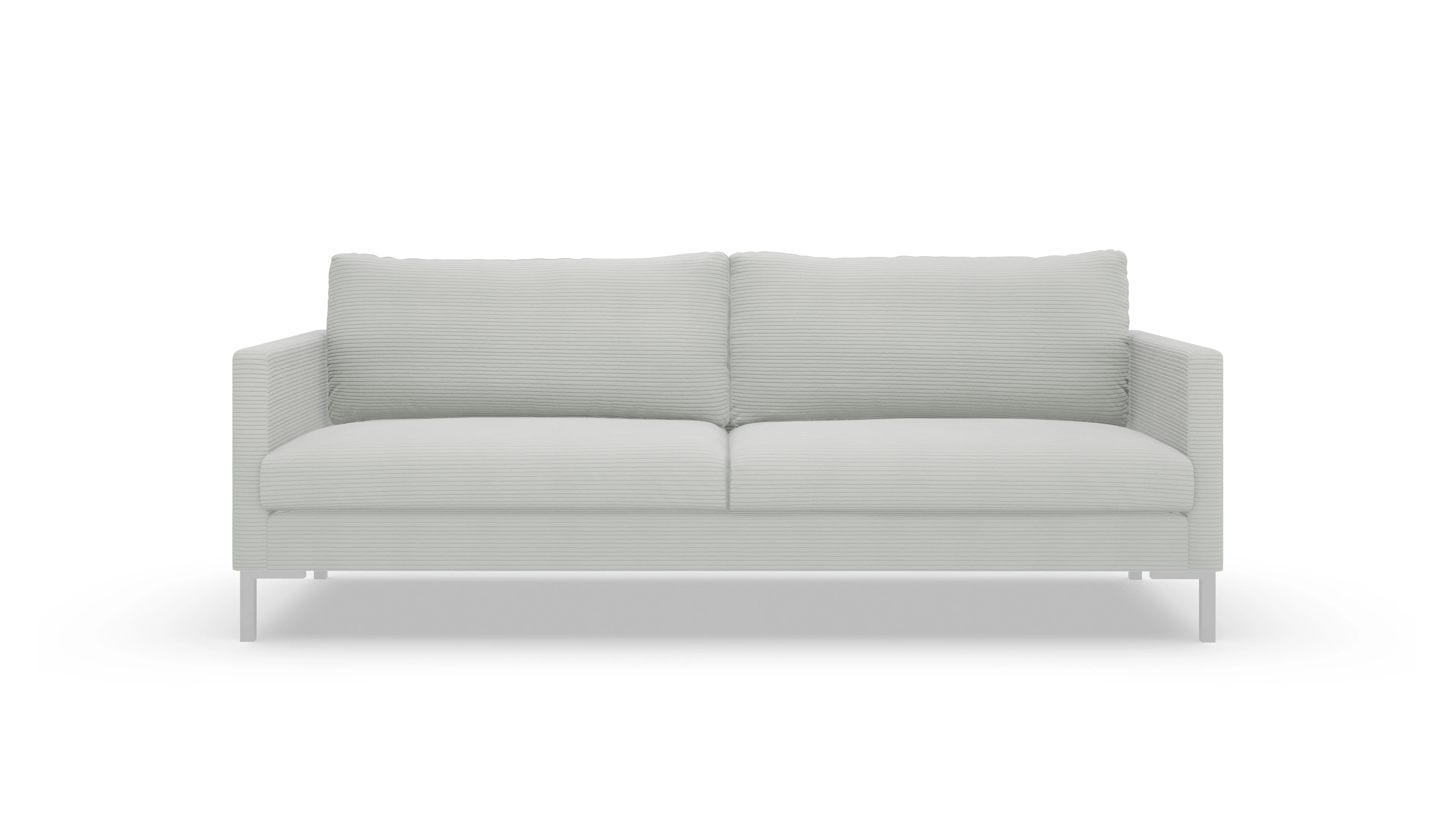 Jacobsen Stoffsofa Ansicht des Produktes Jacobsen 3-Sitzer in Cord grau