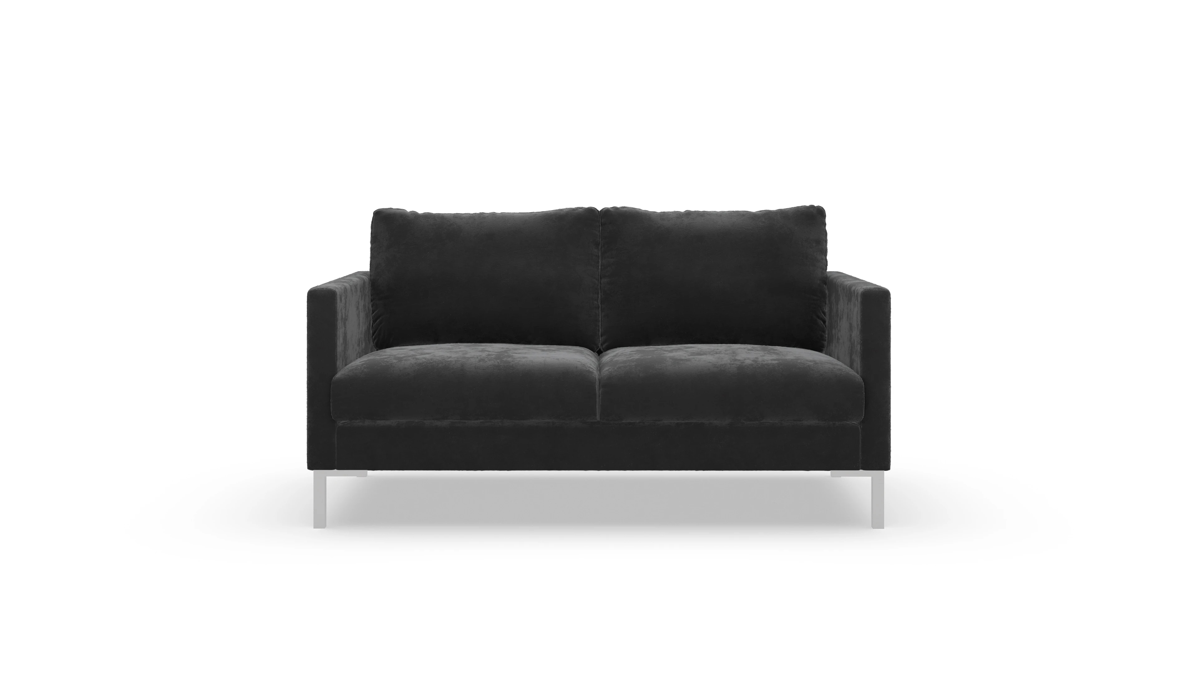 Jacobsen Stoffsofa Ansicht des Produktes Jacobsen 2-Sitzer in Samt schwarz