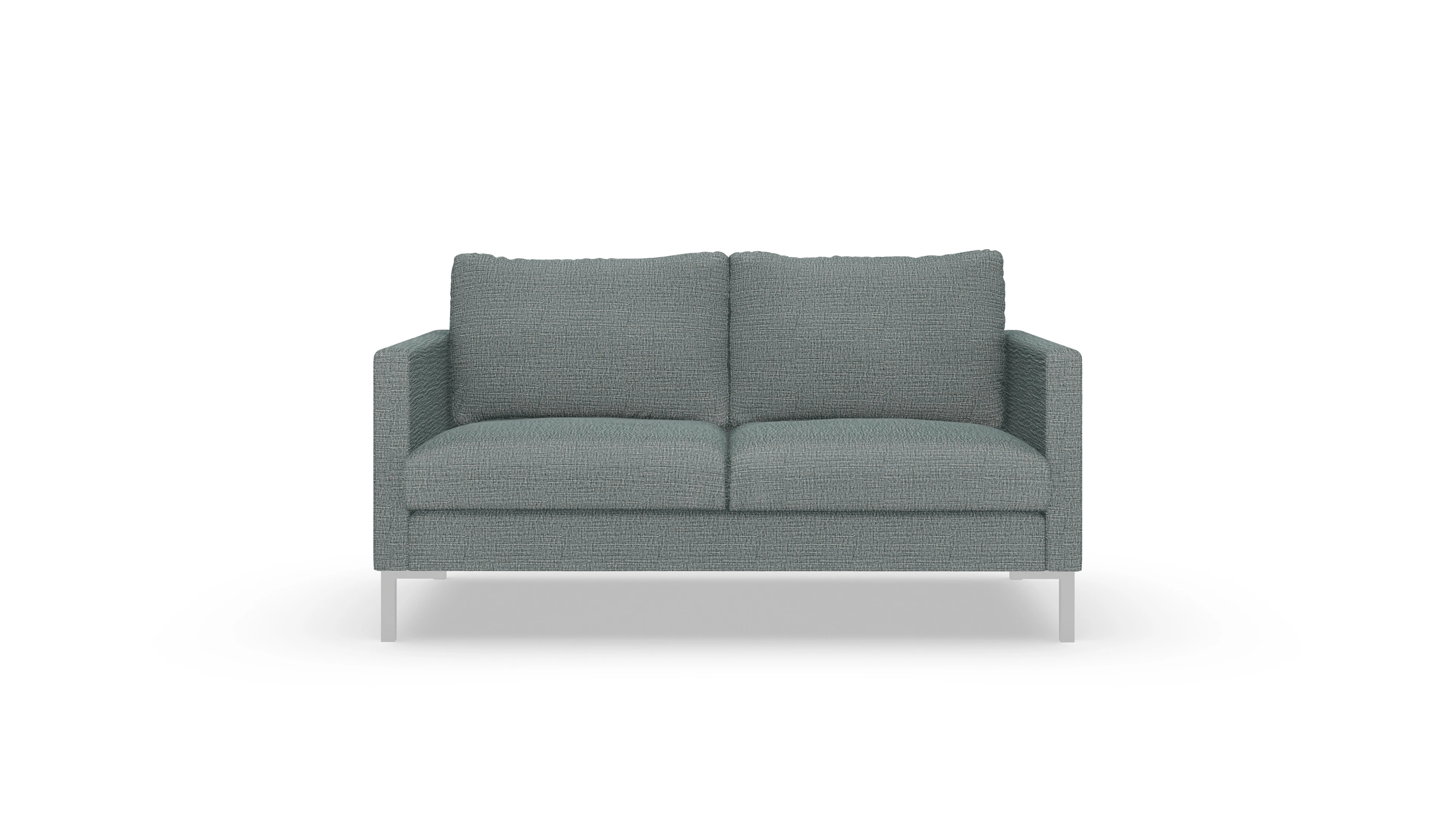 Ansicht des Produktes Jacobsen 2-Sitzer in Stoff blau