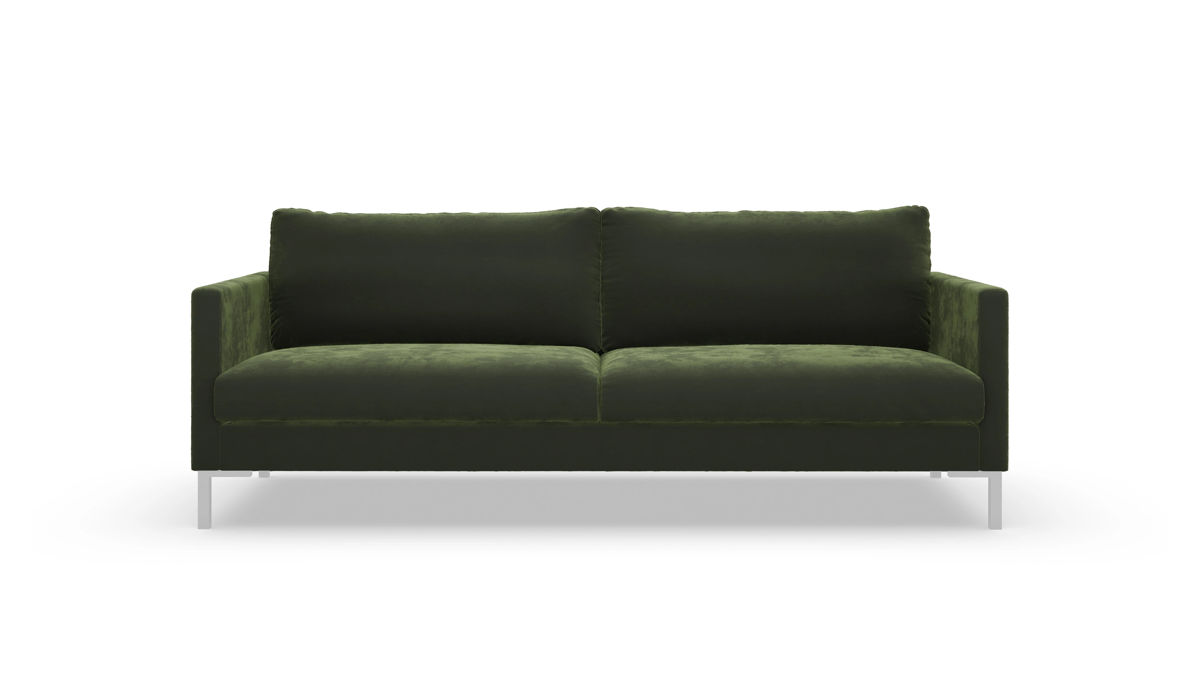 Jacobsen Stoffsofa Ansicht des Produktes Jacobsen 3-Sitzer in Samt grün